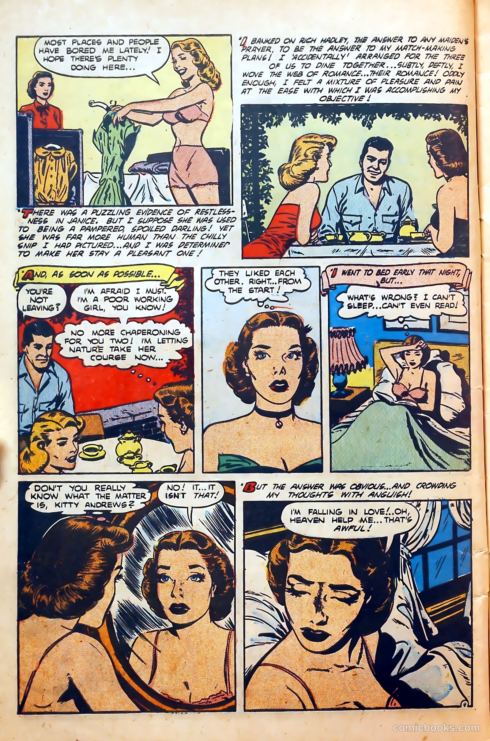 Thrilling Romances #20 (1952) — page 6 of 36