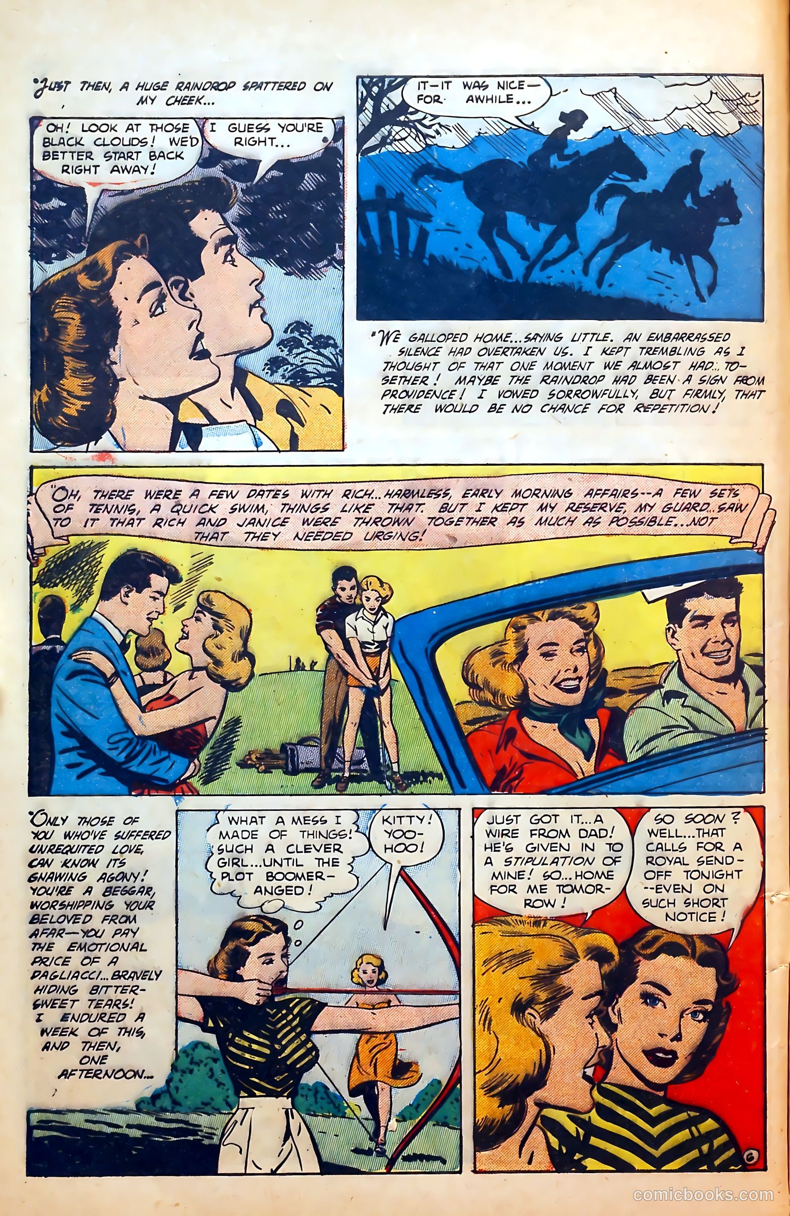 Thrilling Romances #20 (1952) — page 8 of 36