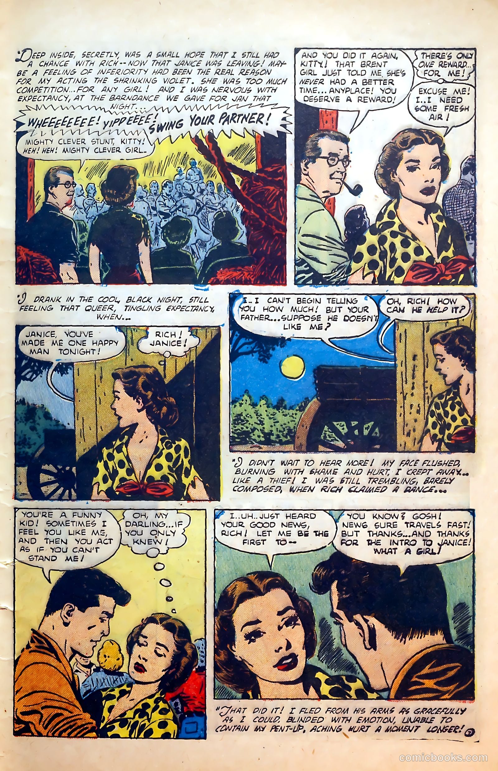 Thrilling Romances #20 (1952) — page 9 of 36