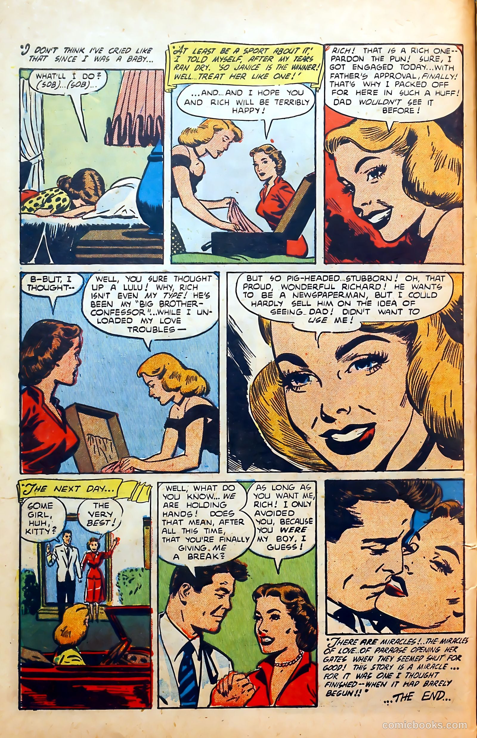 Thrilling Romances #20 (1952) — page 10 of 36