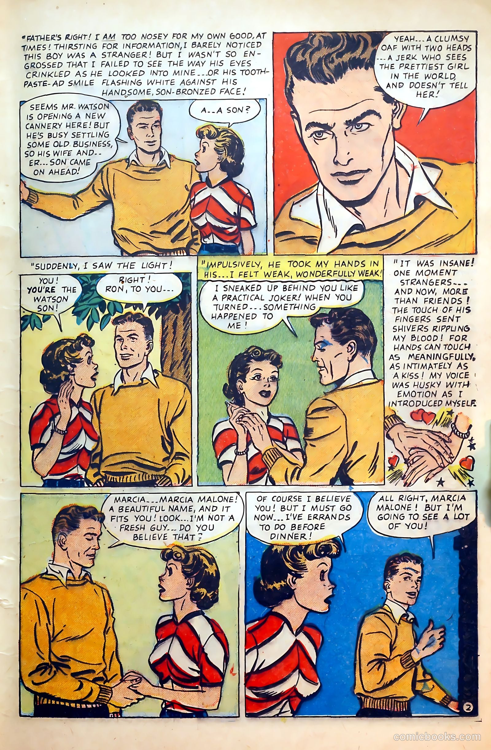 Thrilling Romances #20 (1952) — page 13 of 36