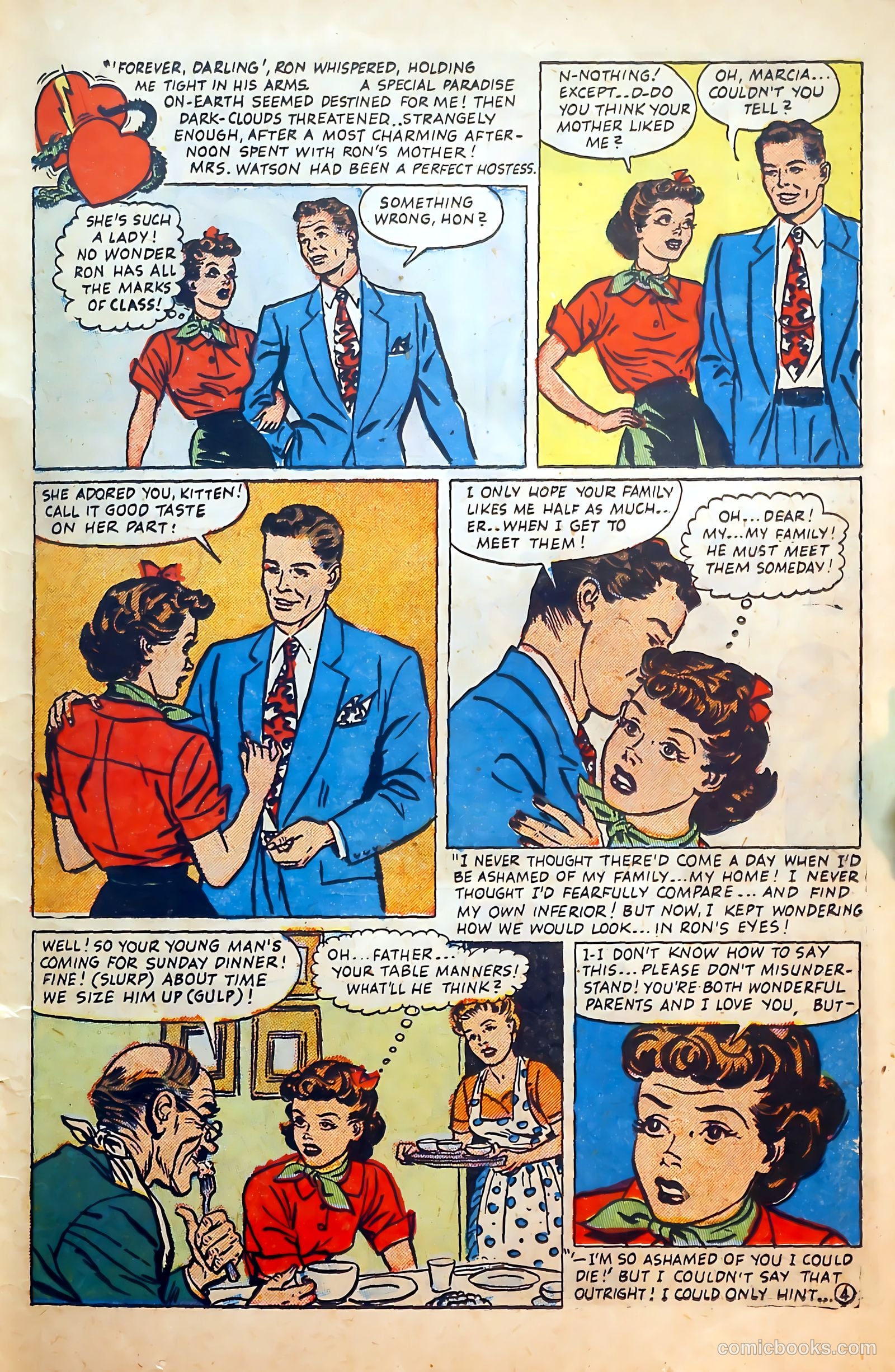 Thrilling Romances #20 (1952) — page 15 of 36