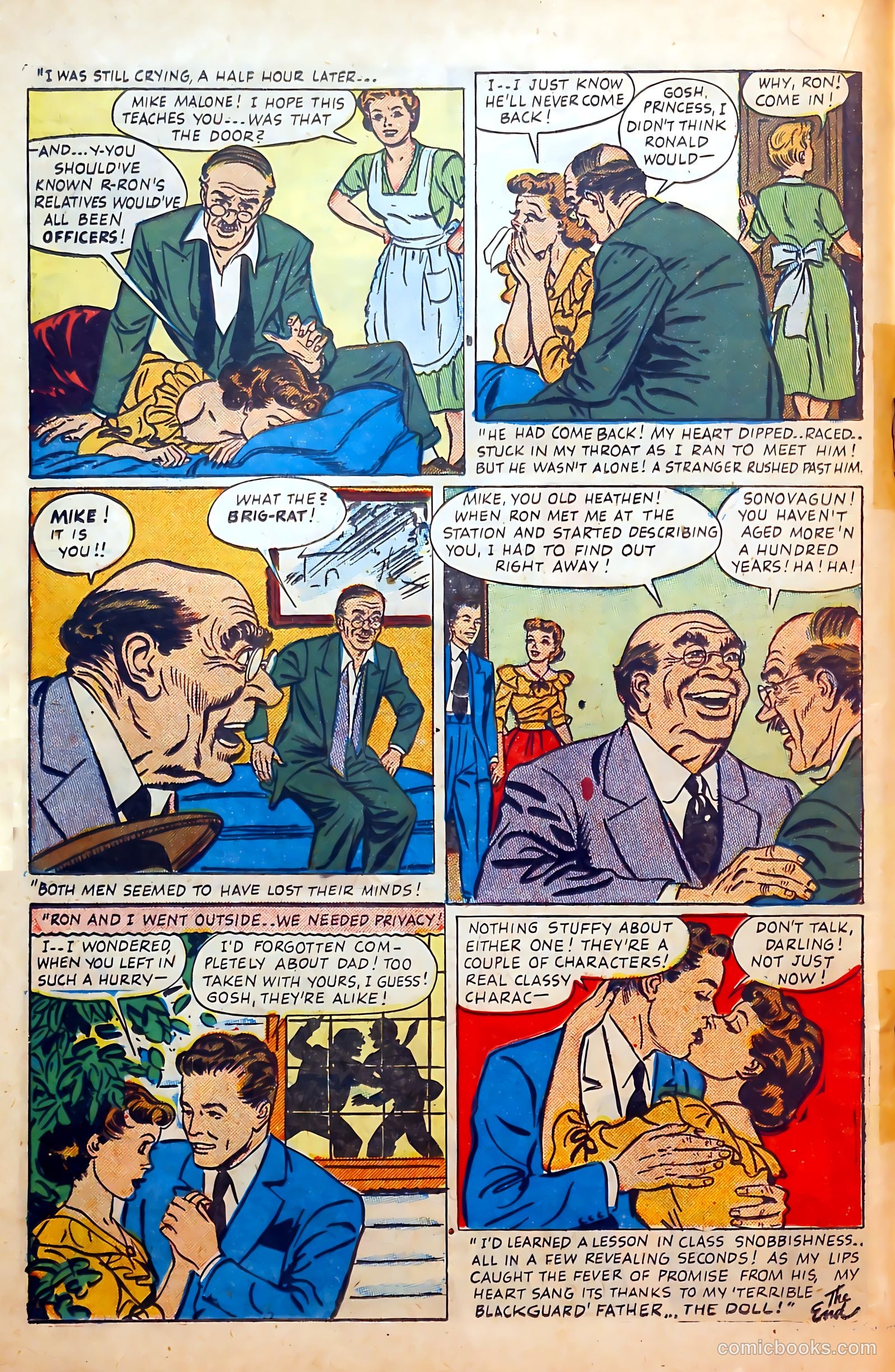 Thrilling Romances #20 (1952) — page 18 of 36