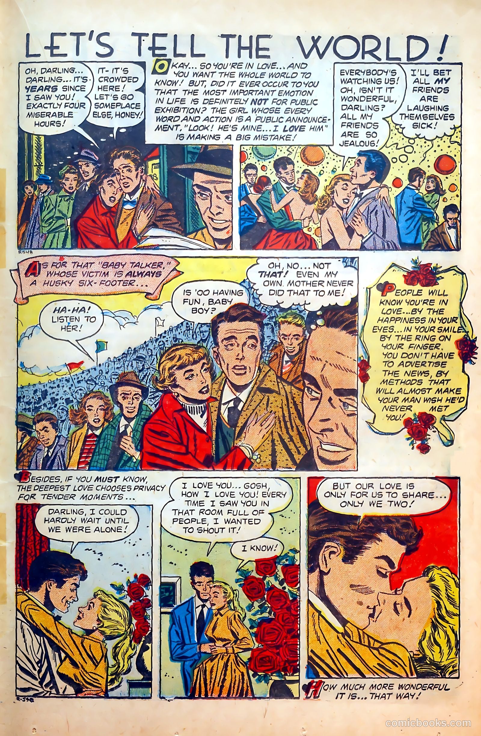 Thrilling Romances #20 (1952) — page 19 of 36