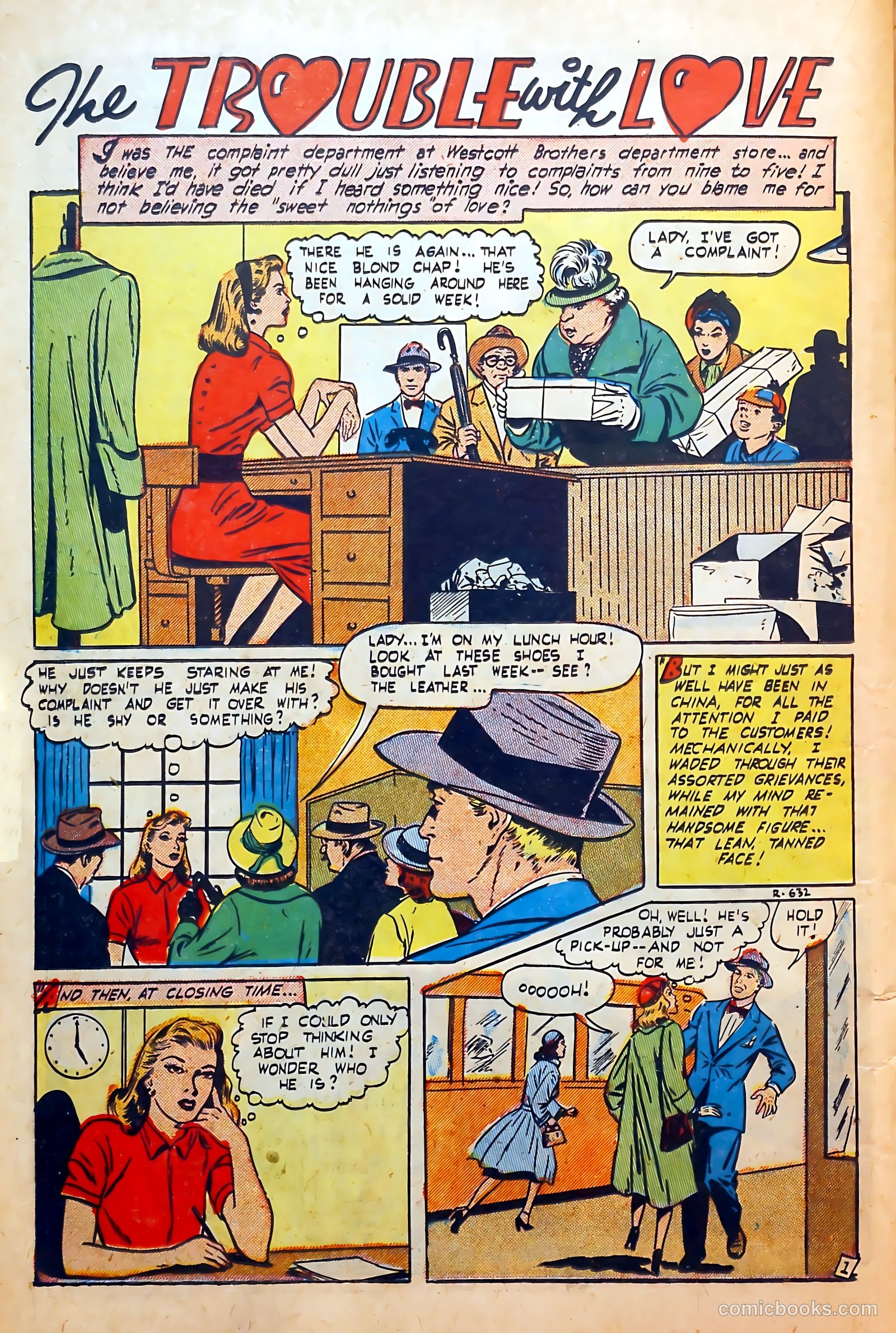 Thrilling Romances #20 (1952) — page 22 of 36