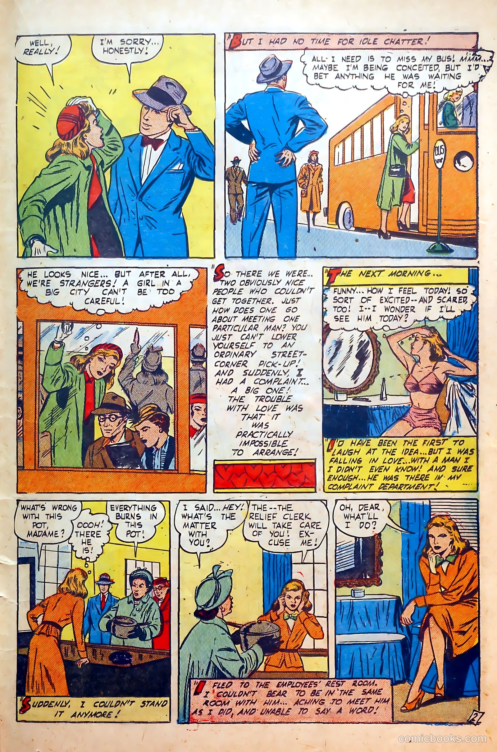 Thrilling Romances #20 (1952) — page 23 of 36