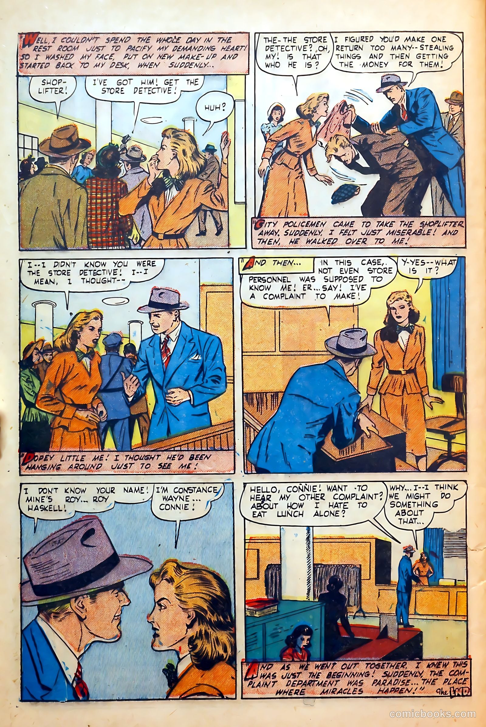 Thrilling Romances #20 (1952) — page 24 of 36