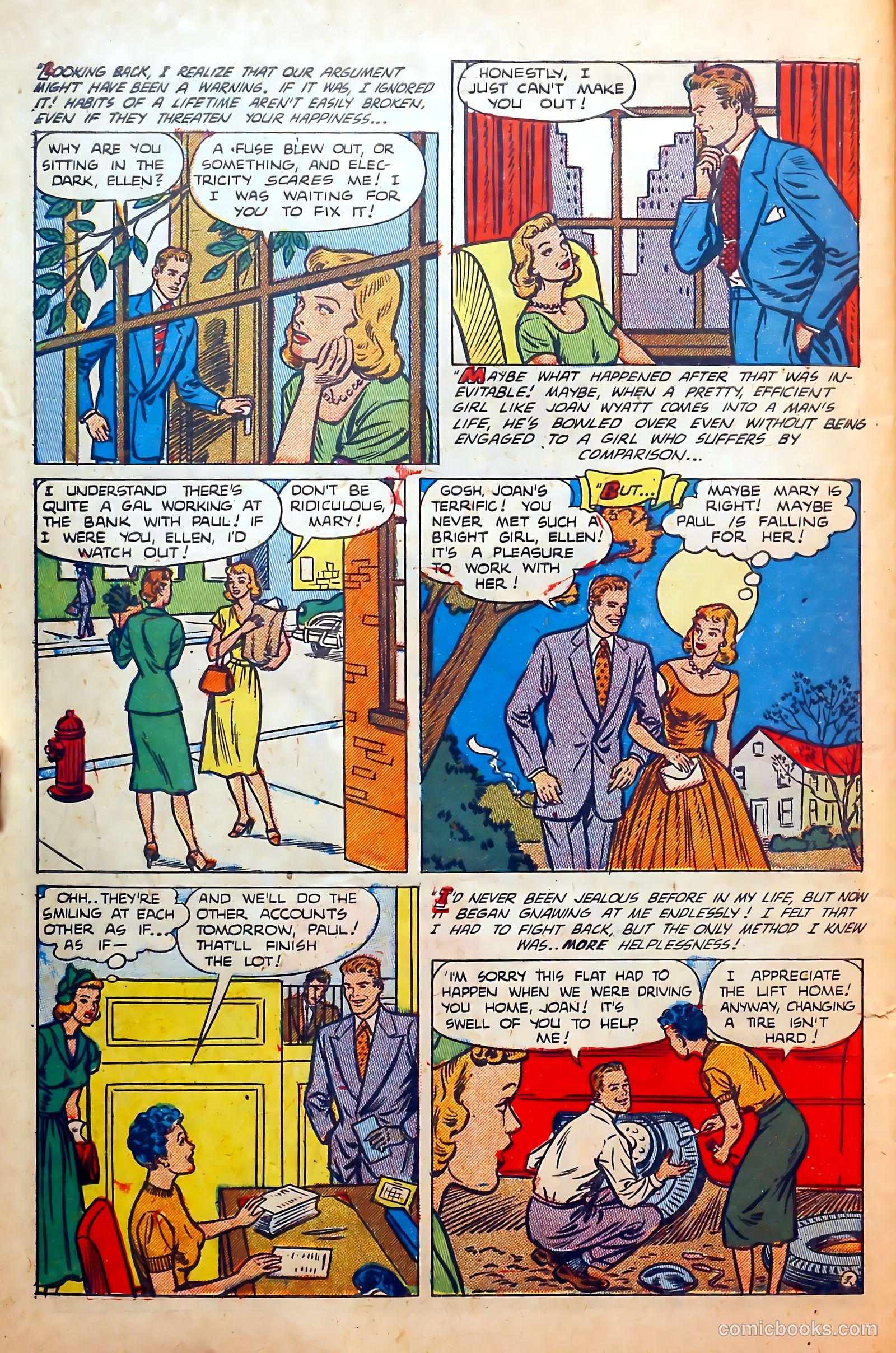 Thrilling Romances #20 (1952) — page 30 of 36
