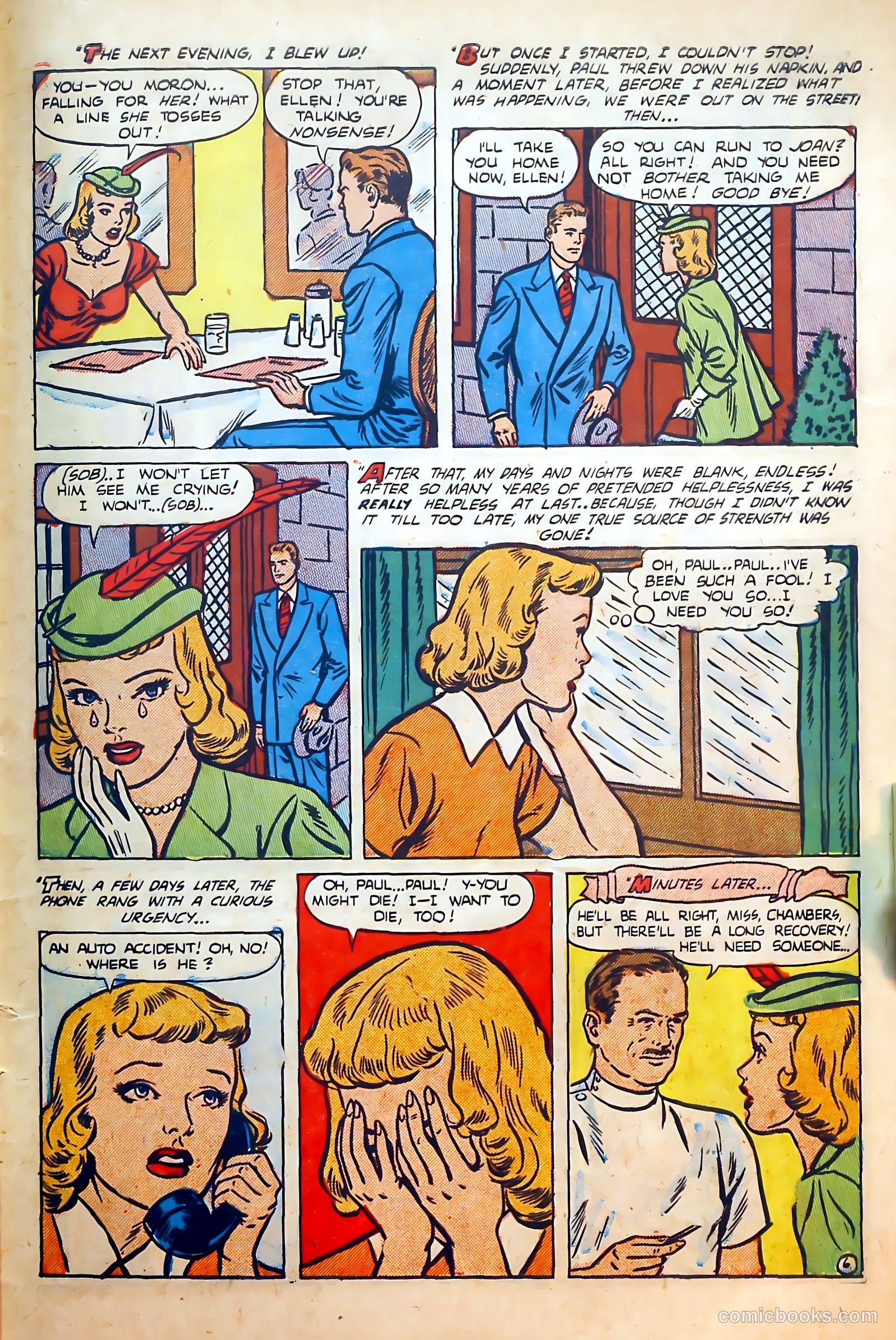 Thrilling Romances #20 (1952) — page 31 of 36