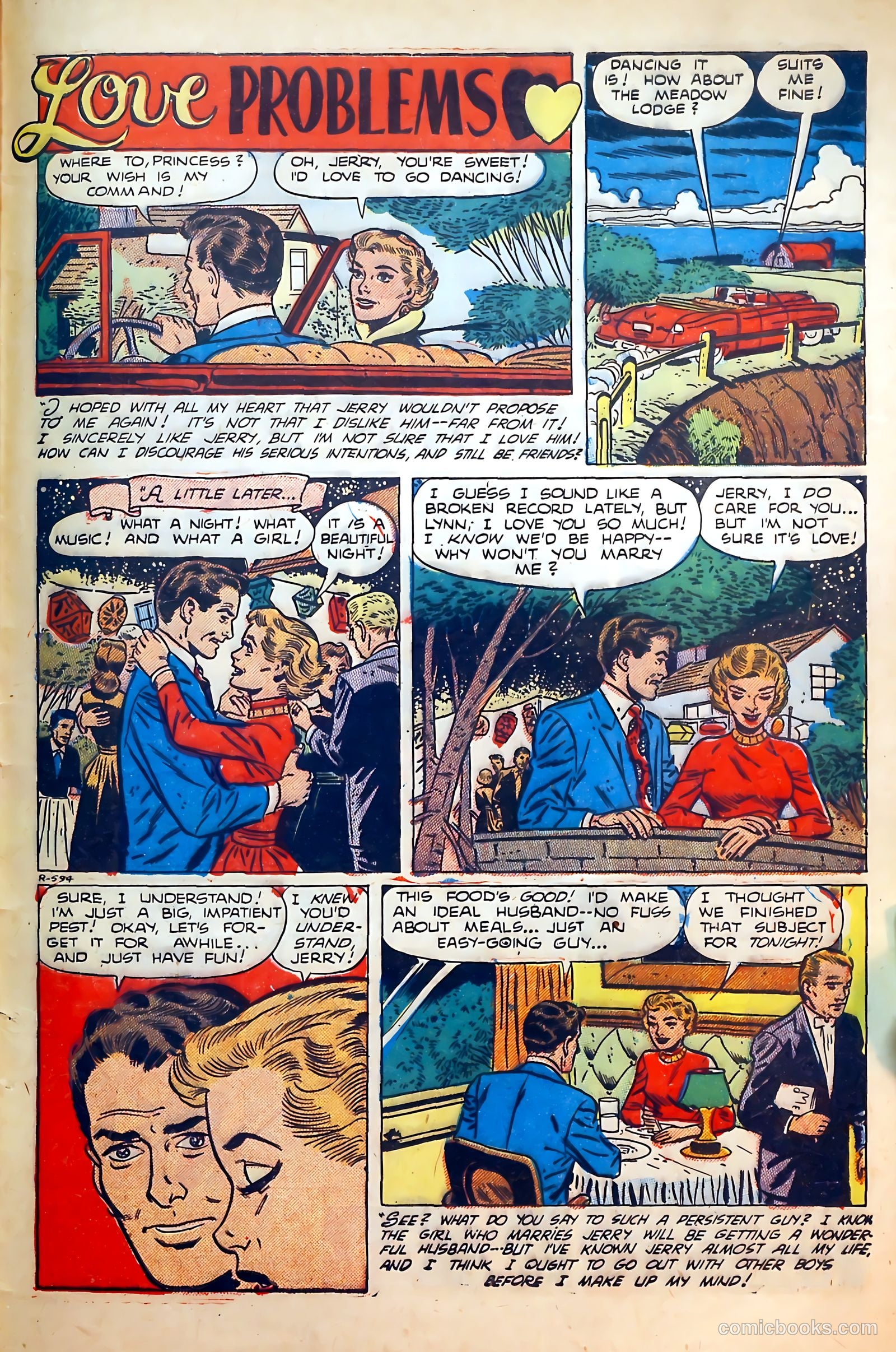 Thrilling Romances #20 (1952) — page 33 of 36
