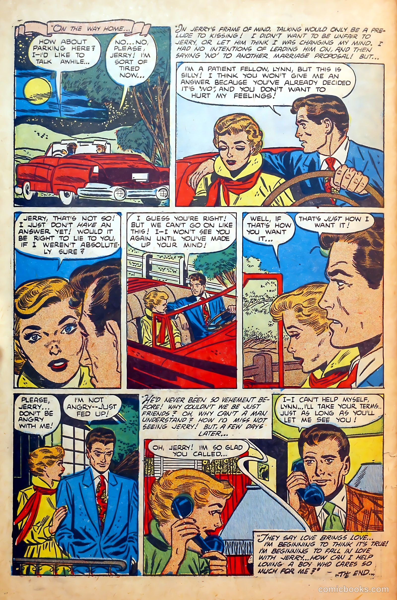 Thrilling Romances #20 (1952) — page 34 of 36
