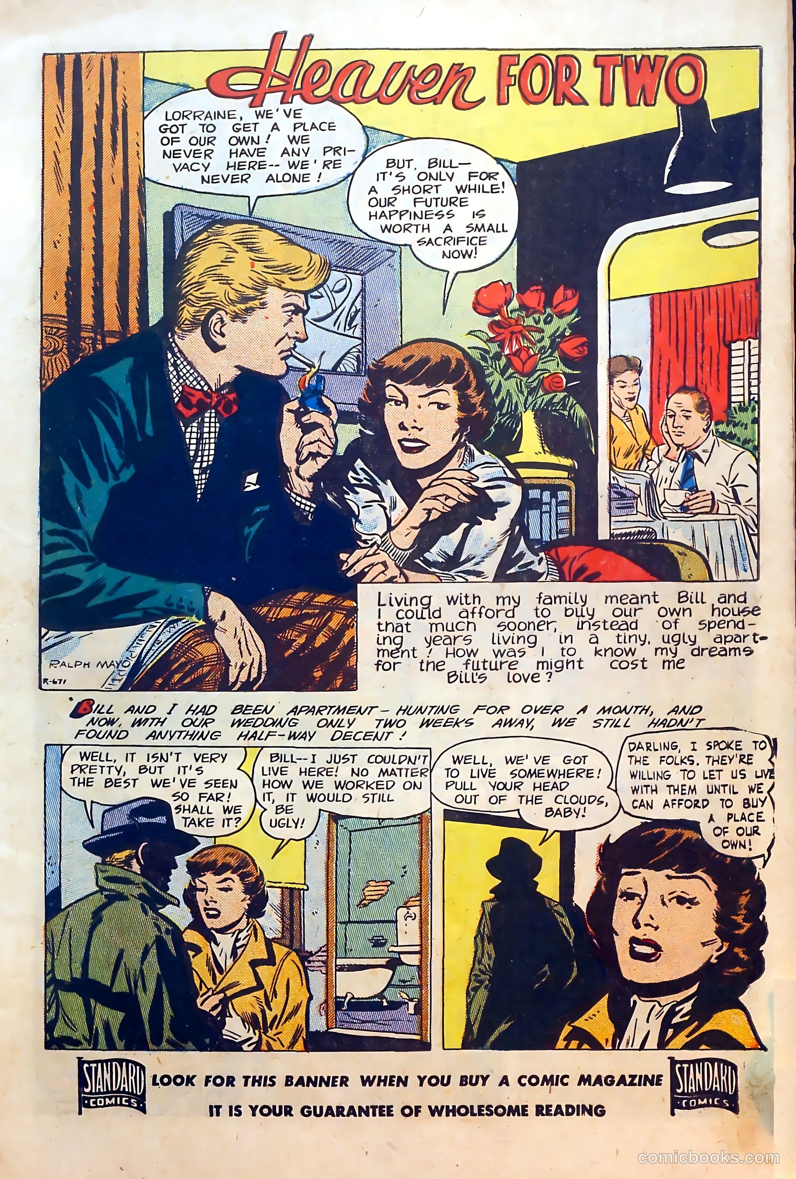 Thrilling Romances #21 (1952) — page 3 of 36