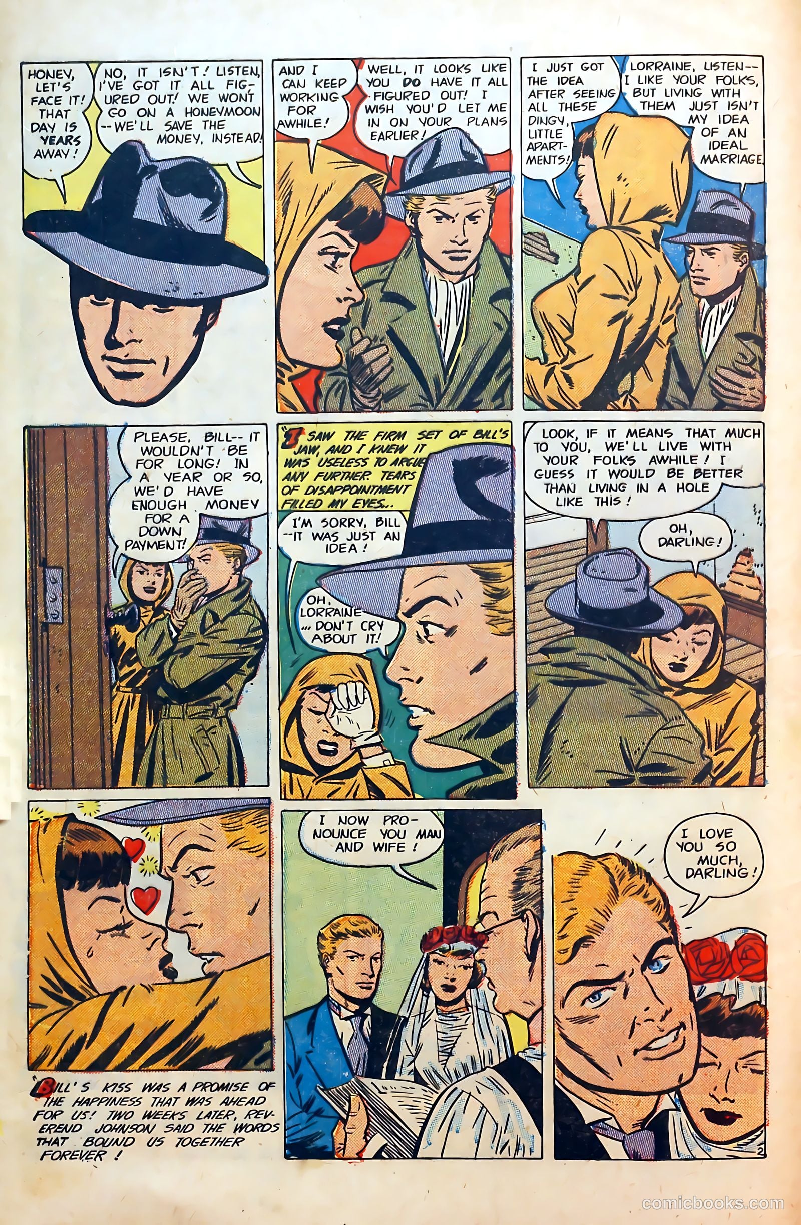 Thrilling Romances #21 (1952) — page 4 of 36