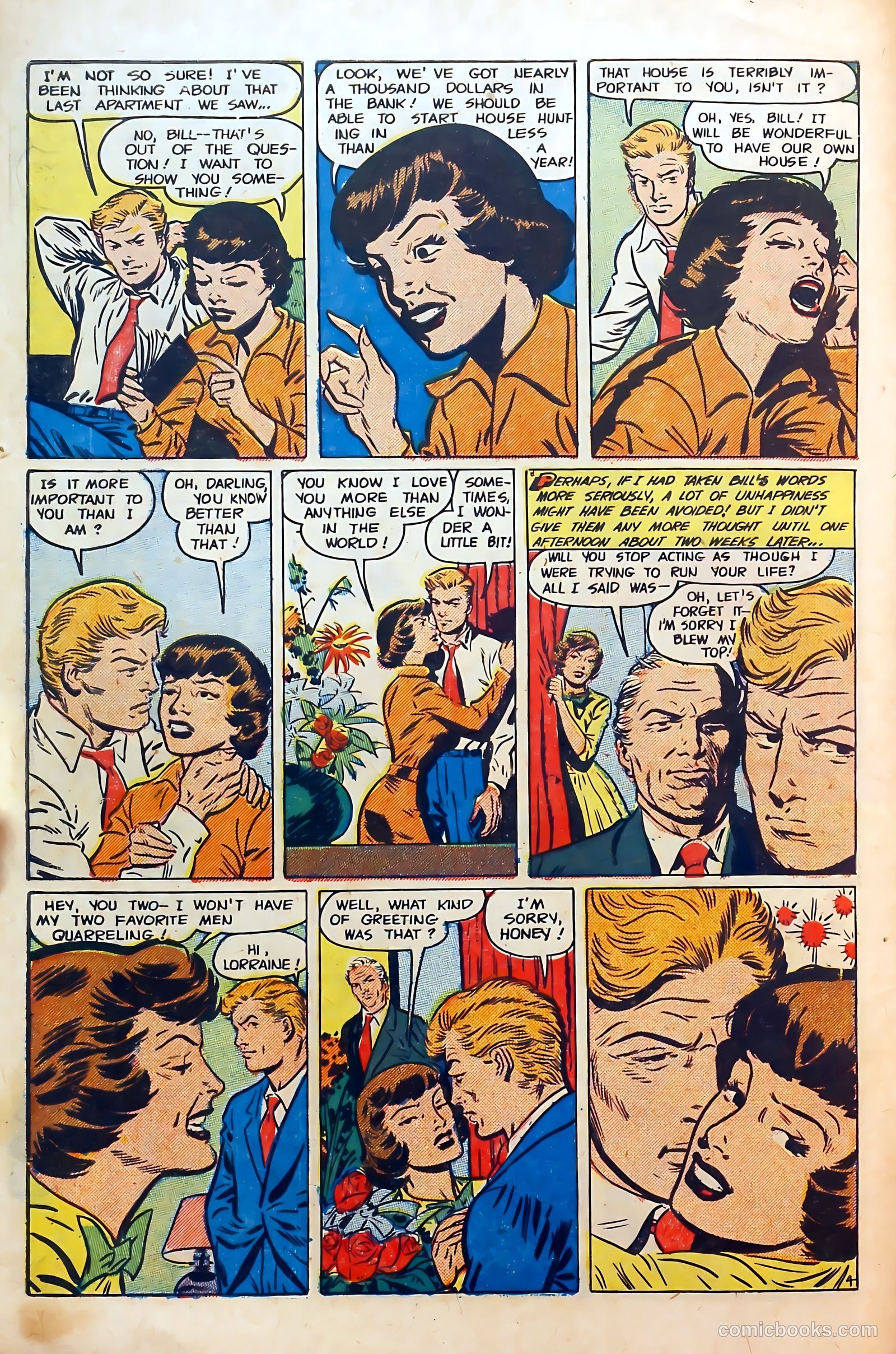 Thrilling Romances #21 (1952) — page 6 of 36