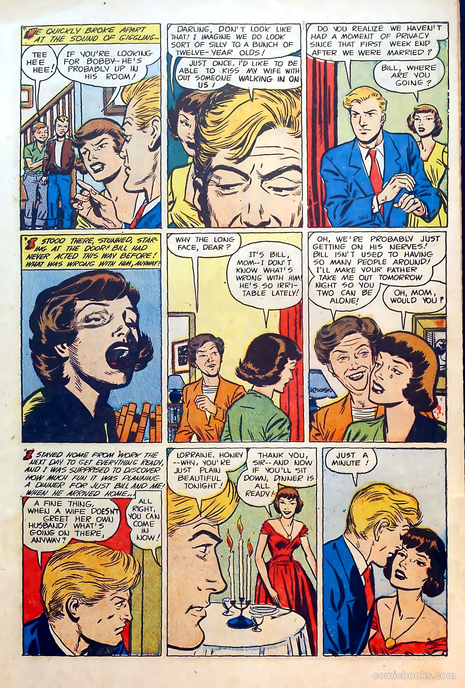 Thrilling Romances #21 (1952) — page 7 of 36