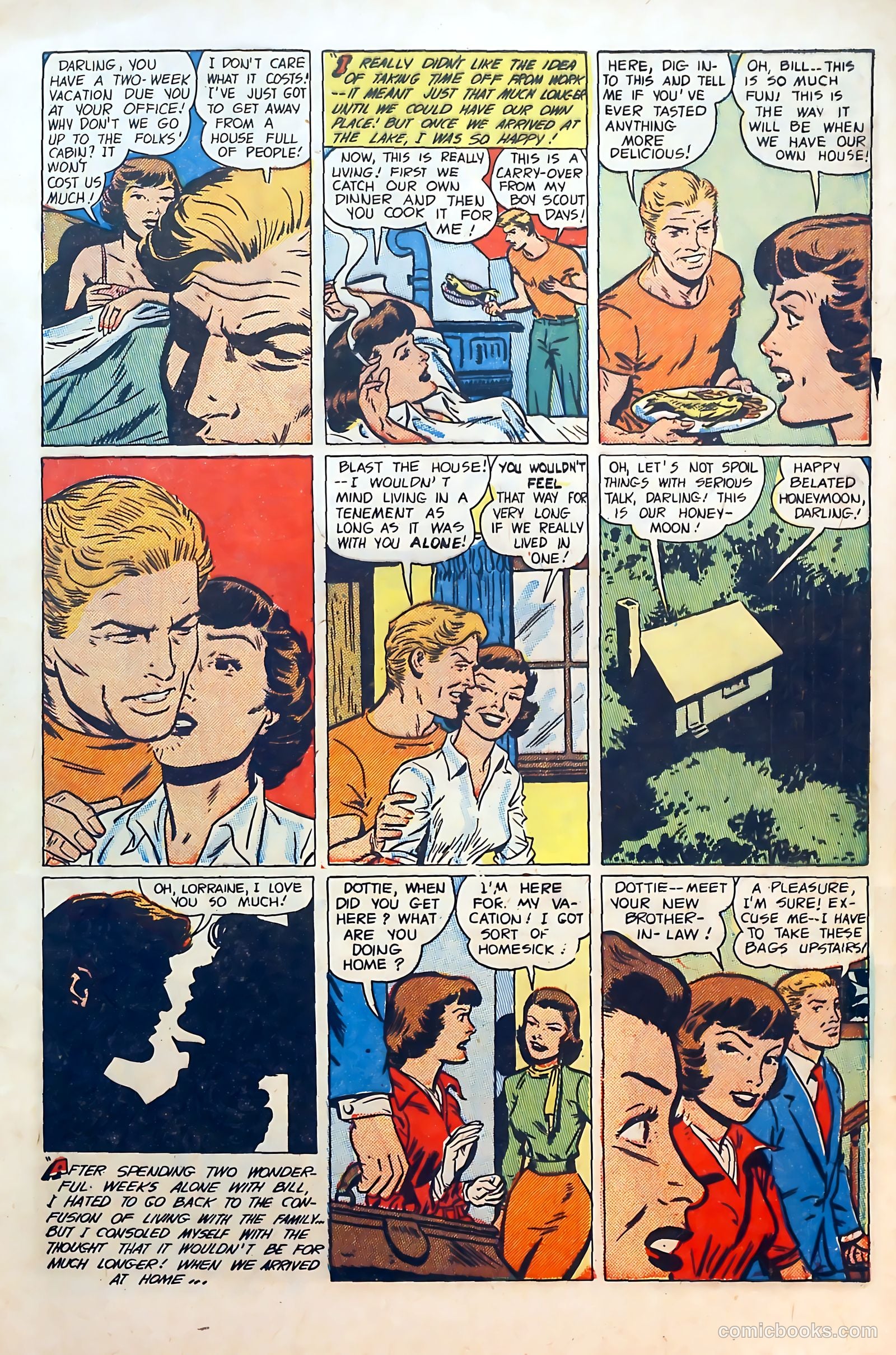 Thrilling Romances #21 (1952) — page 9 of 36