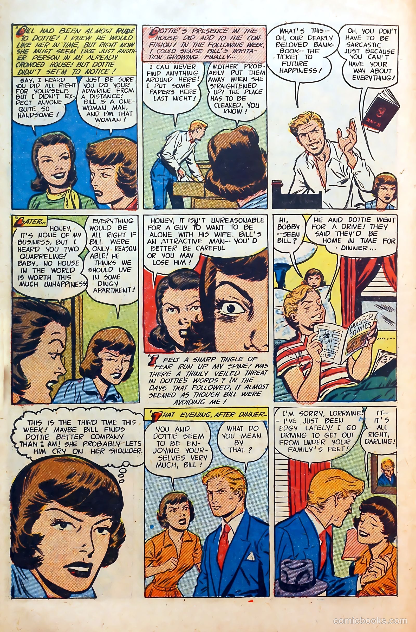 Thrilling Romances #21 (1952) — page 10 of 36