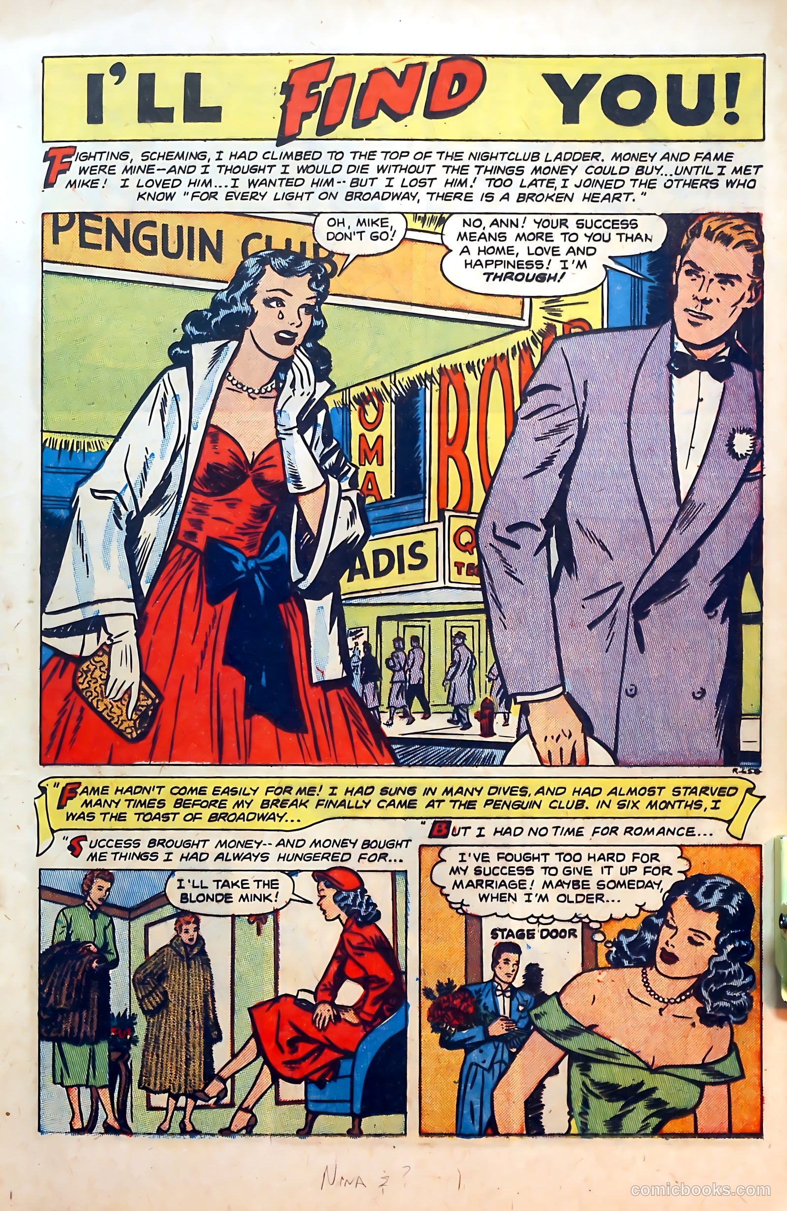 Thrilling Romances #21 (1952) — page 13 of 36
