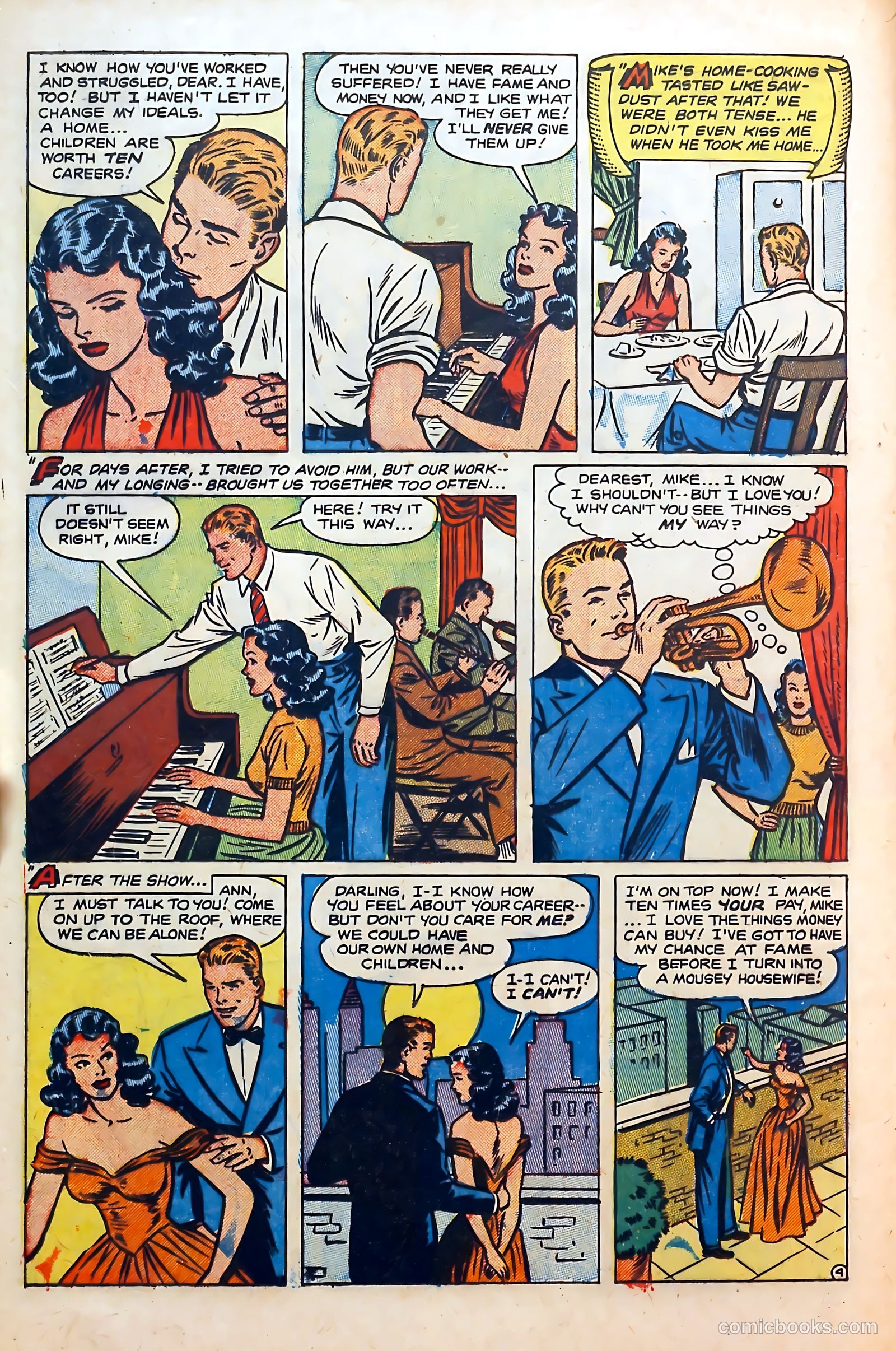 Thrilling Romances #21 (1952) — page 16 of 36
