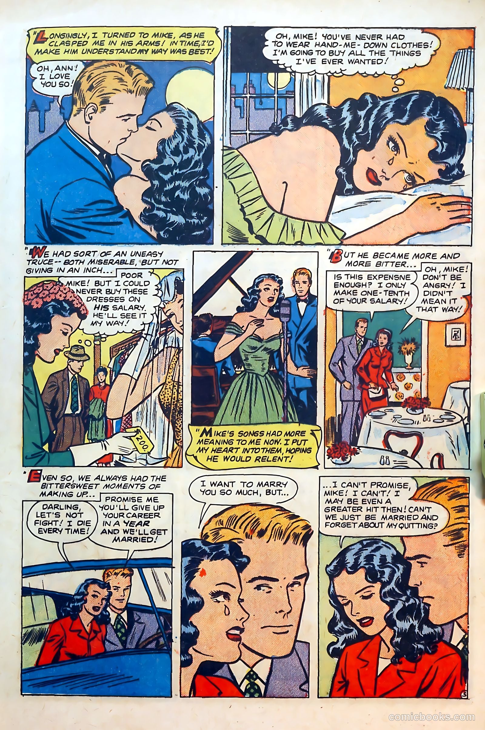 Thrilling Romances #21 (1952) — page 17 of 36