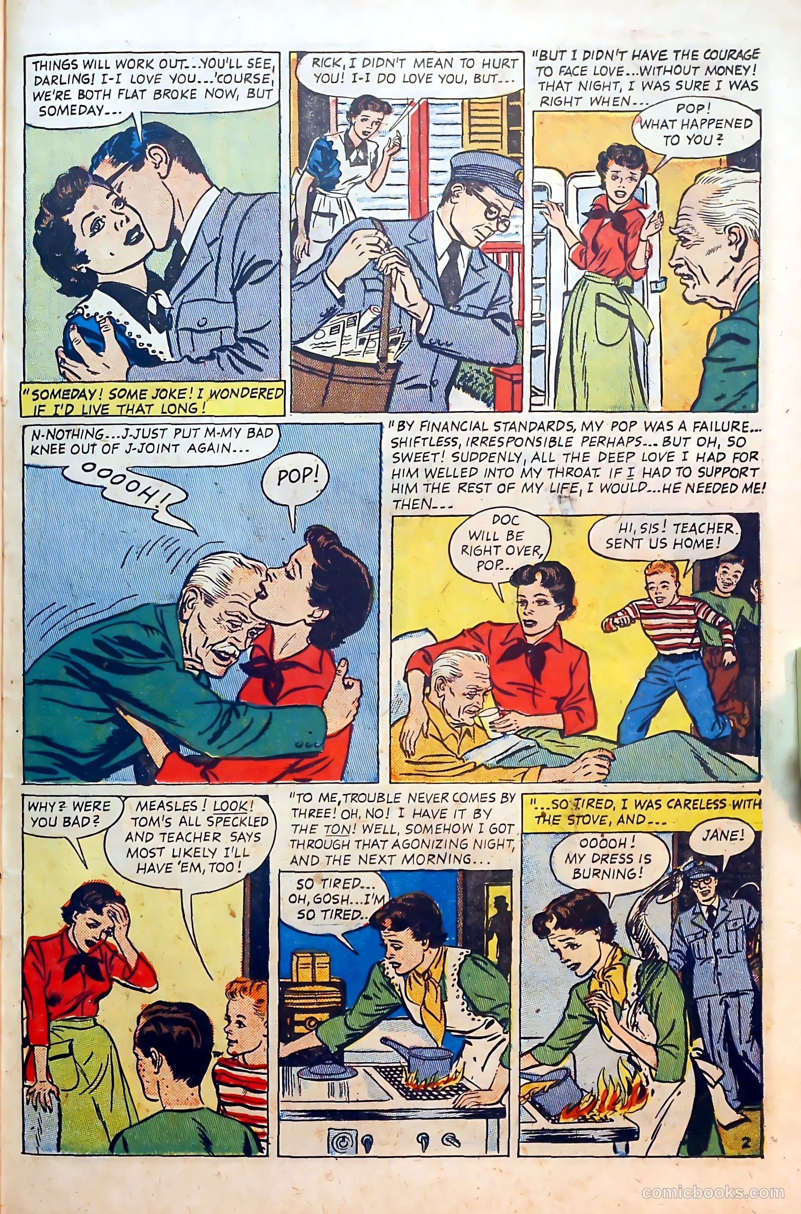 Thrilling Romances #21 (1952) — page 23 of 36