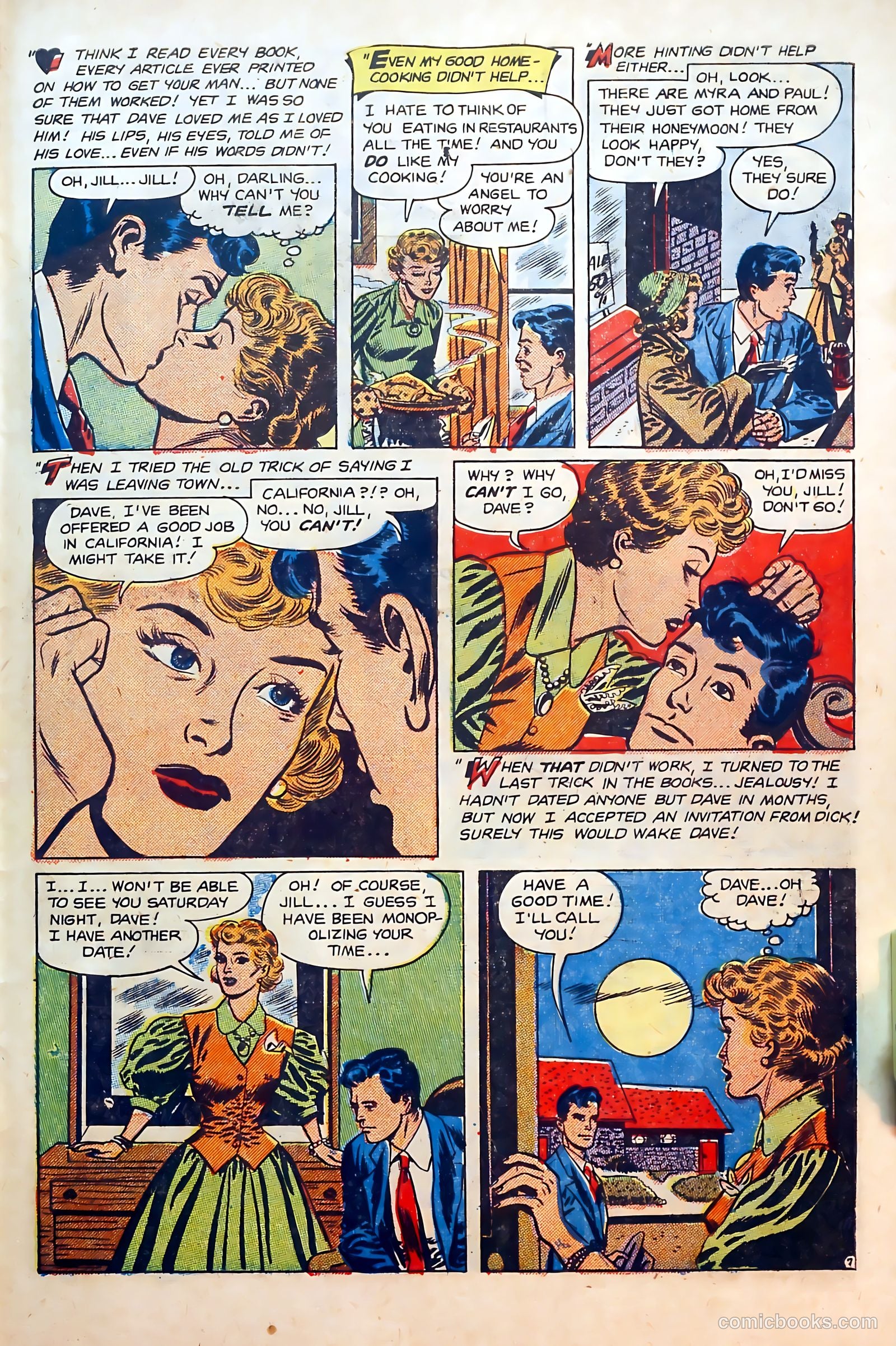 Thrilling Romances #21 (1952) — page 31 of 36