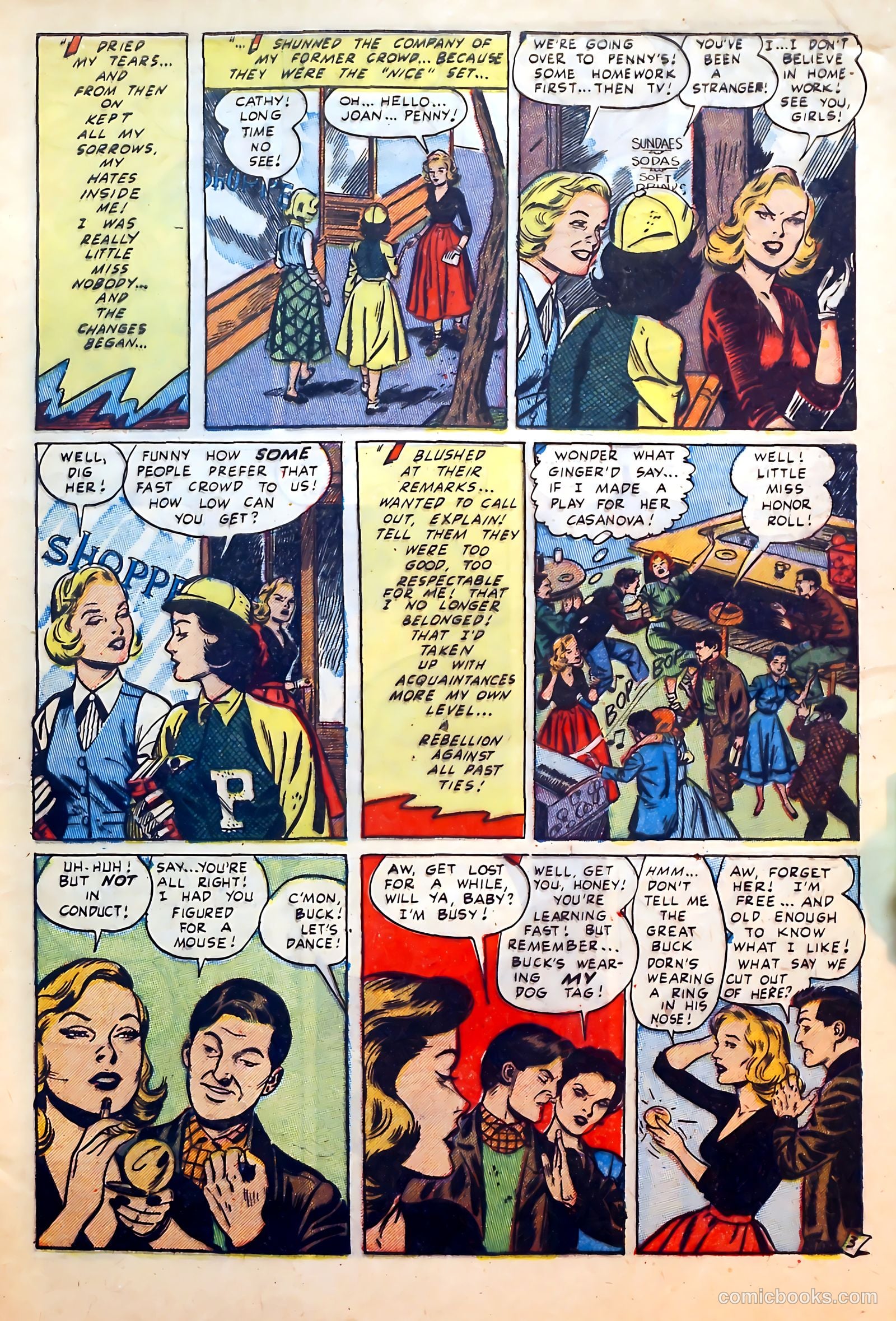 Thrilling Romances #22 (1953) — page 5 of 36