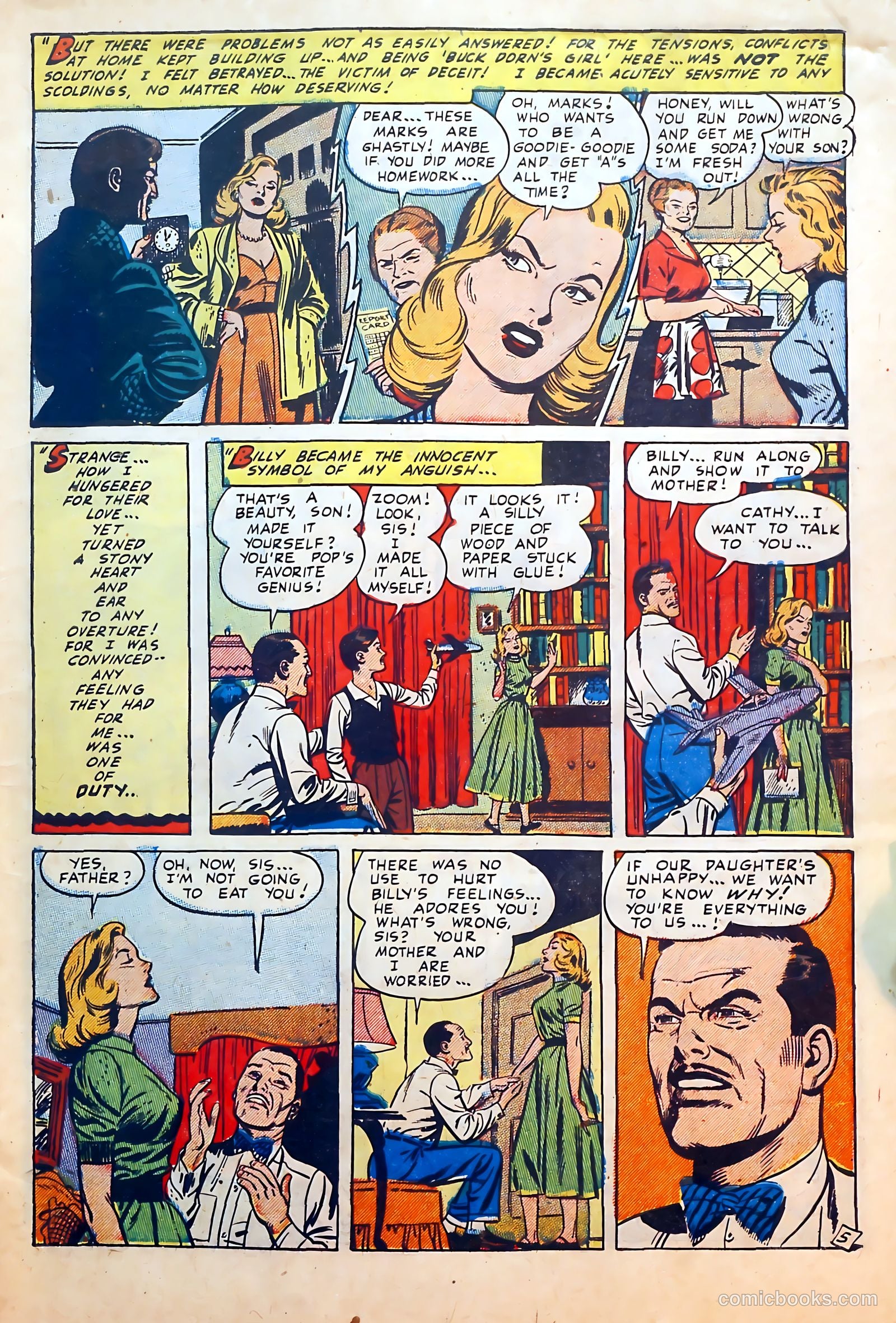 Thrilling Romances #22 (1953) — page 7 of 36