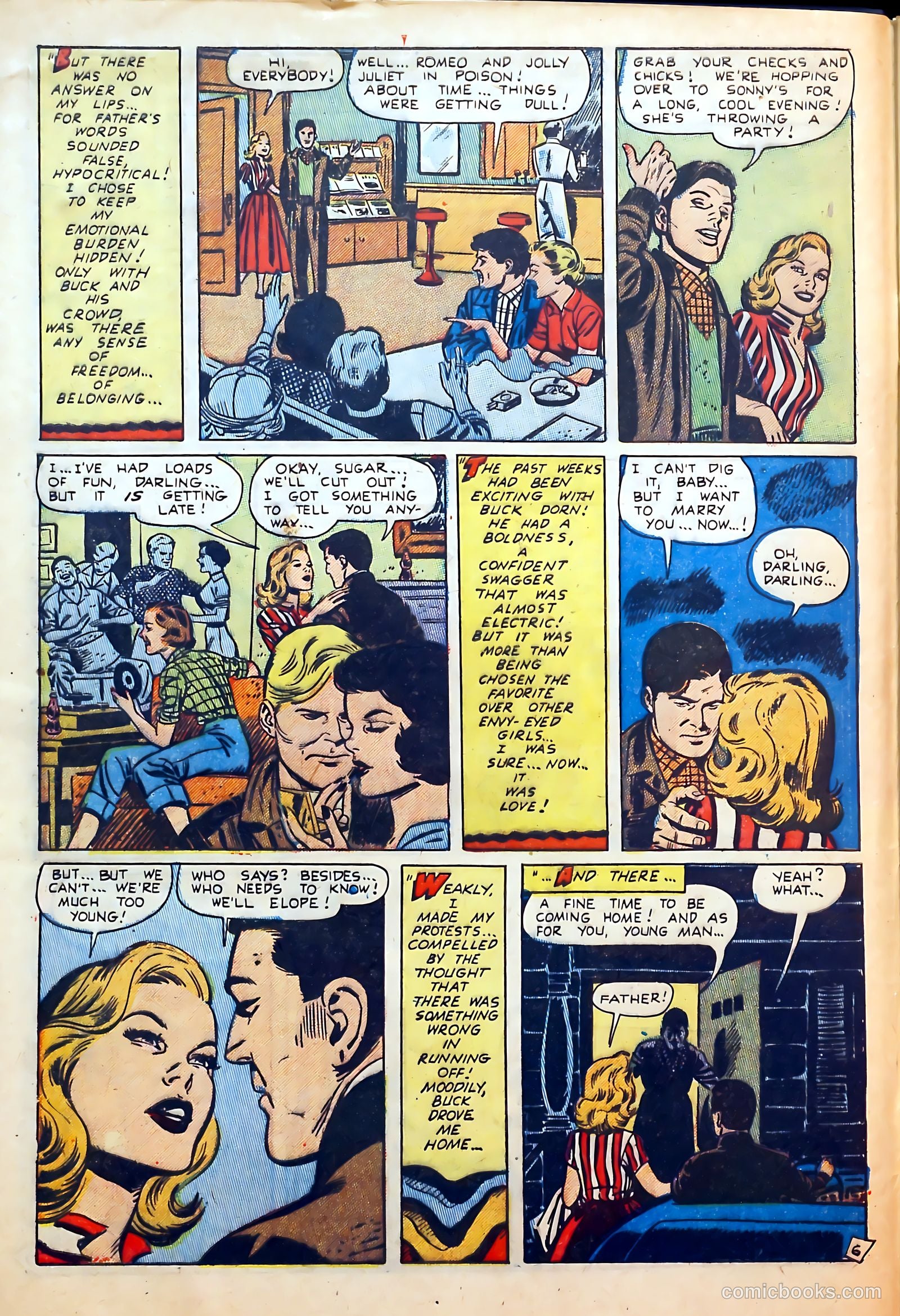 Thrilling Romances #22 (1953) — page 8 of 36