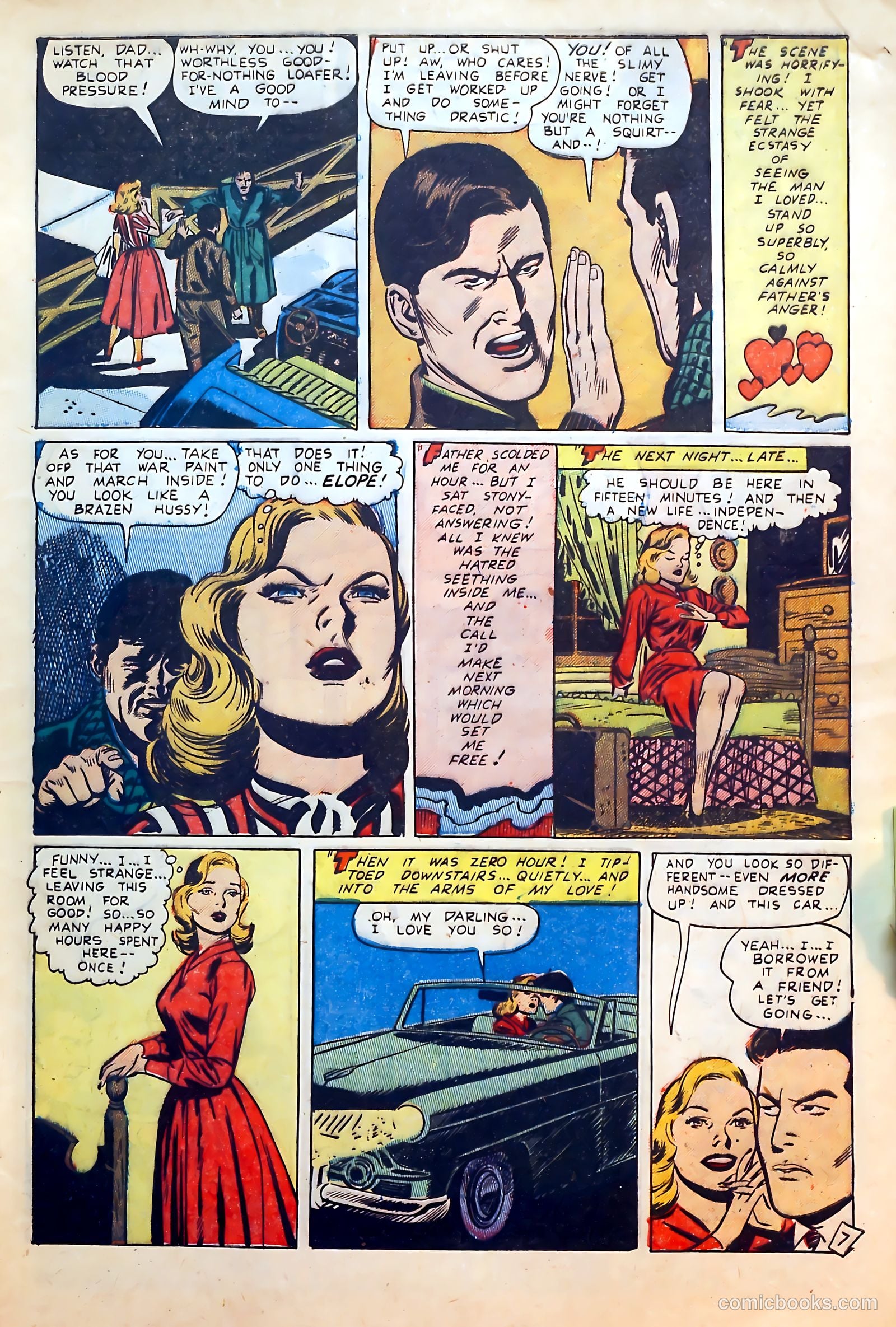 Thrilling Romances #22 (1953) — page 9 of 36