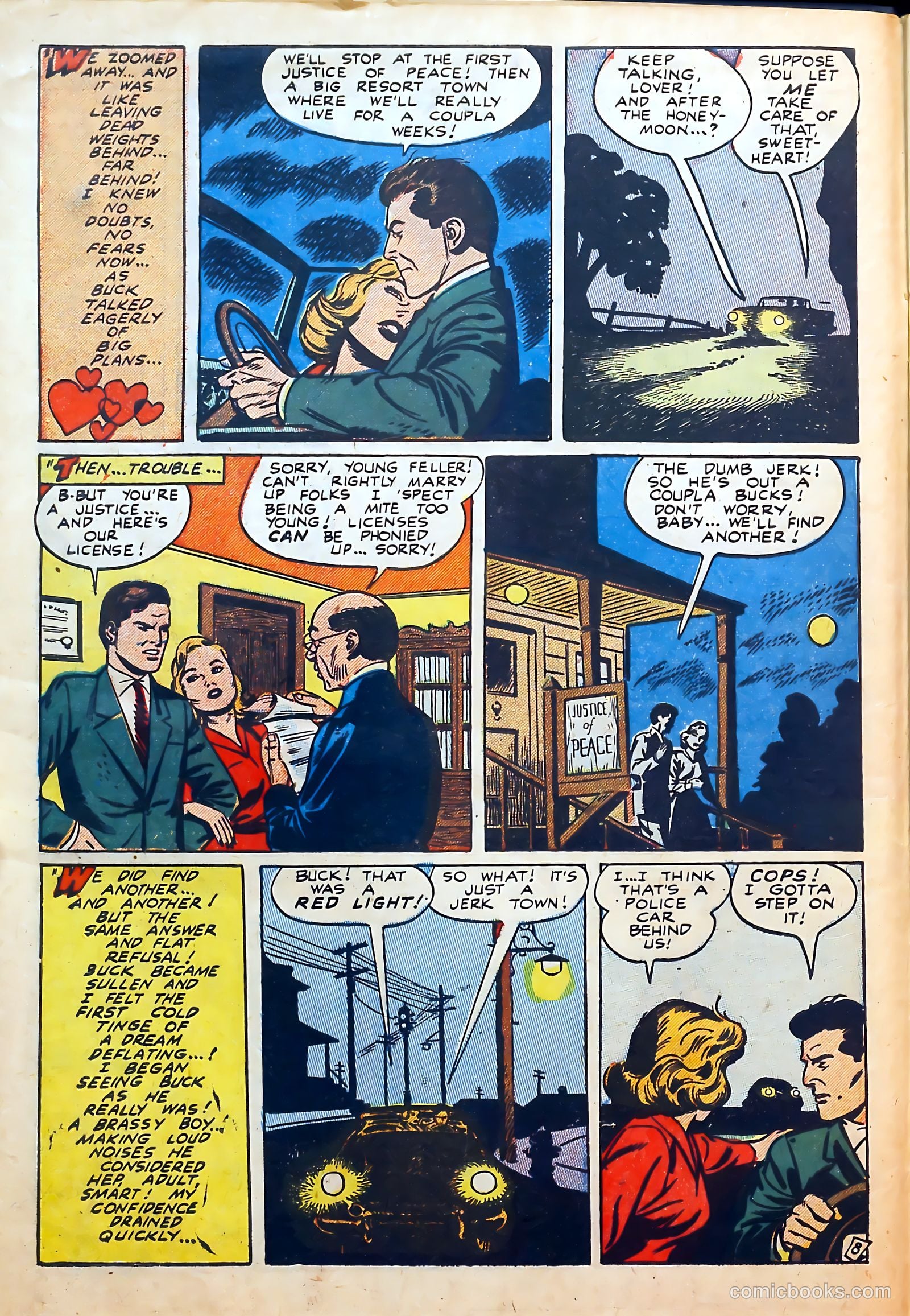 Thrilling Romances #22 (1953) — page 10 of 36