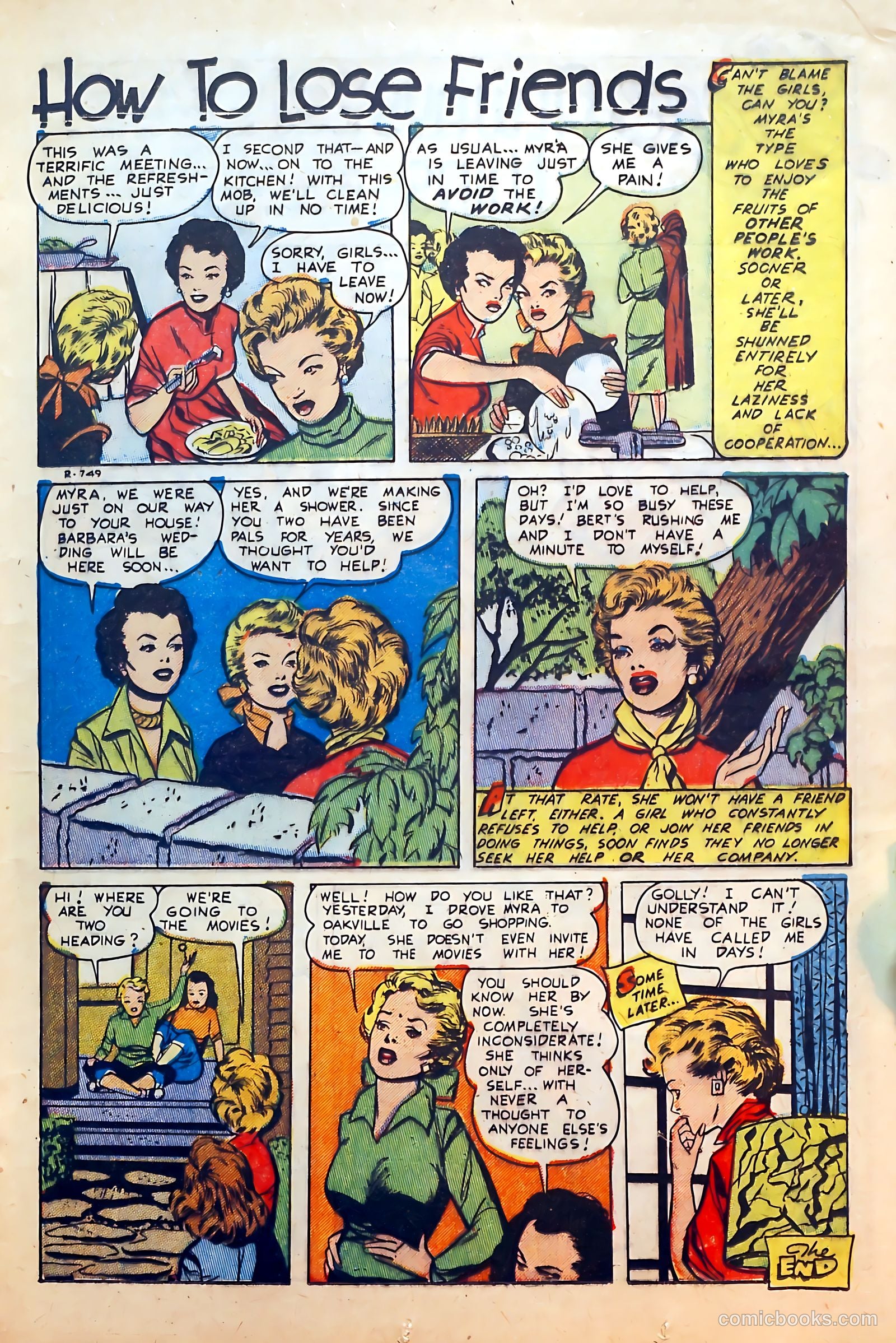 Thrilling Romances #22 (1953) — page 13 of 36