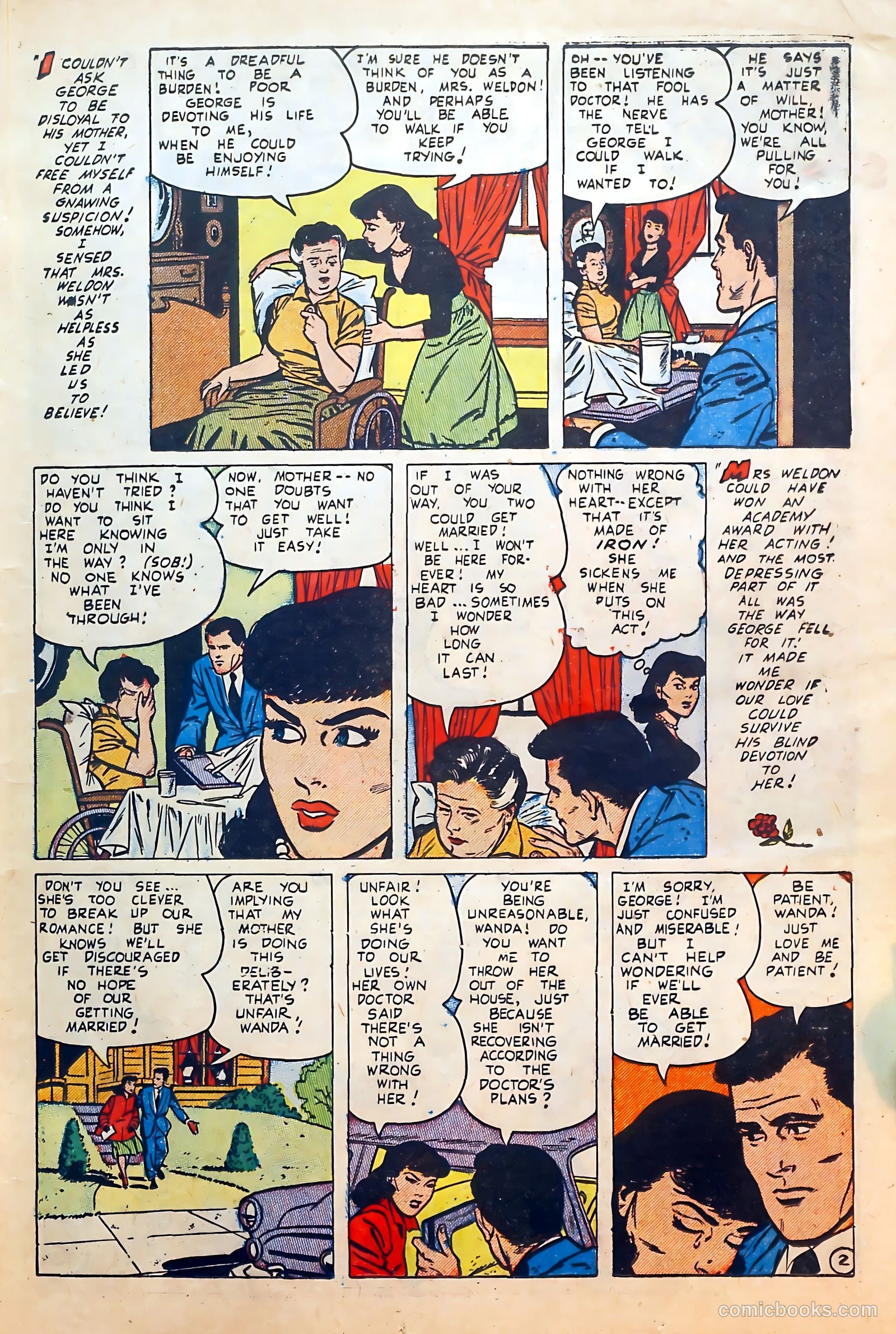 Thrilling Romances #22 (1953) — page 15 of 36
