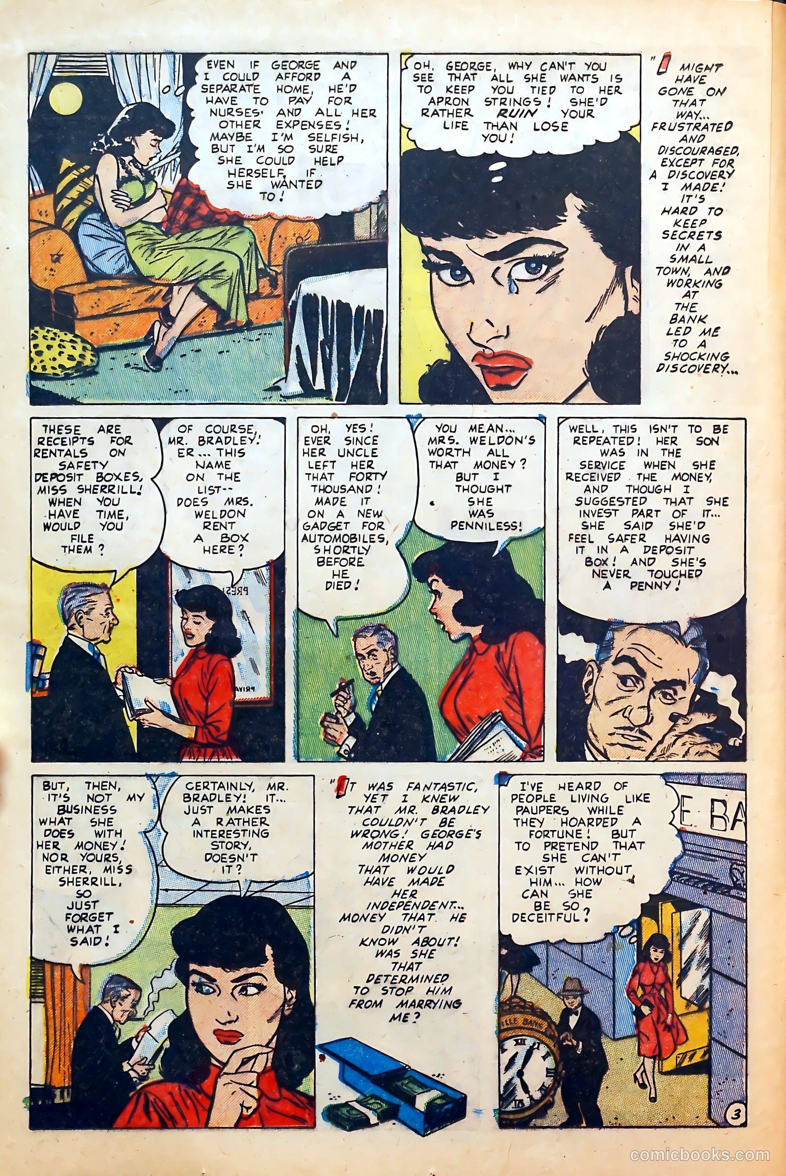 Thrilling Romances #22 (1953) — page 16 of 36