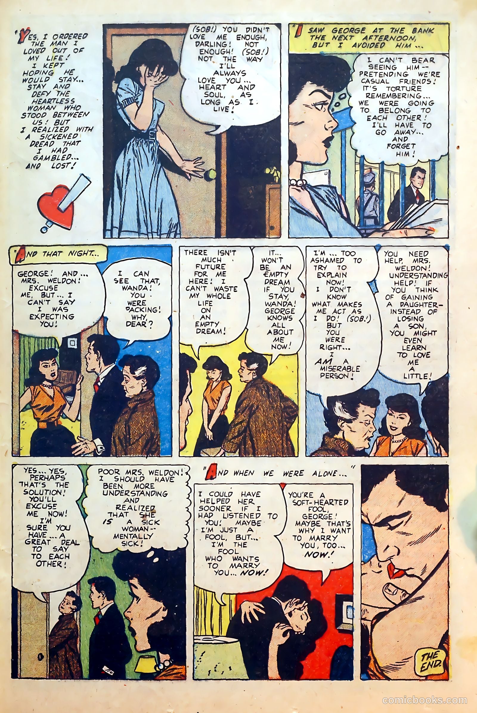 Thrilling Romances #22 (1953) — page 21 of 36
