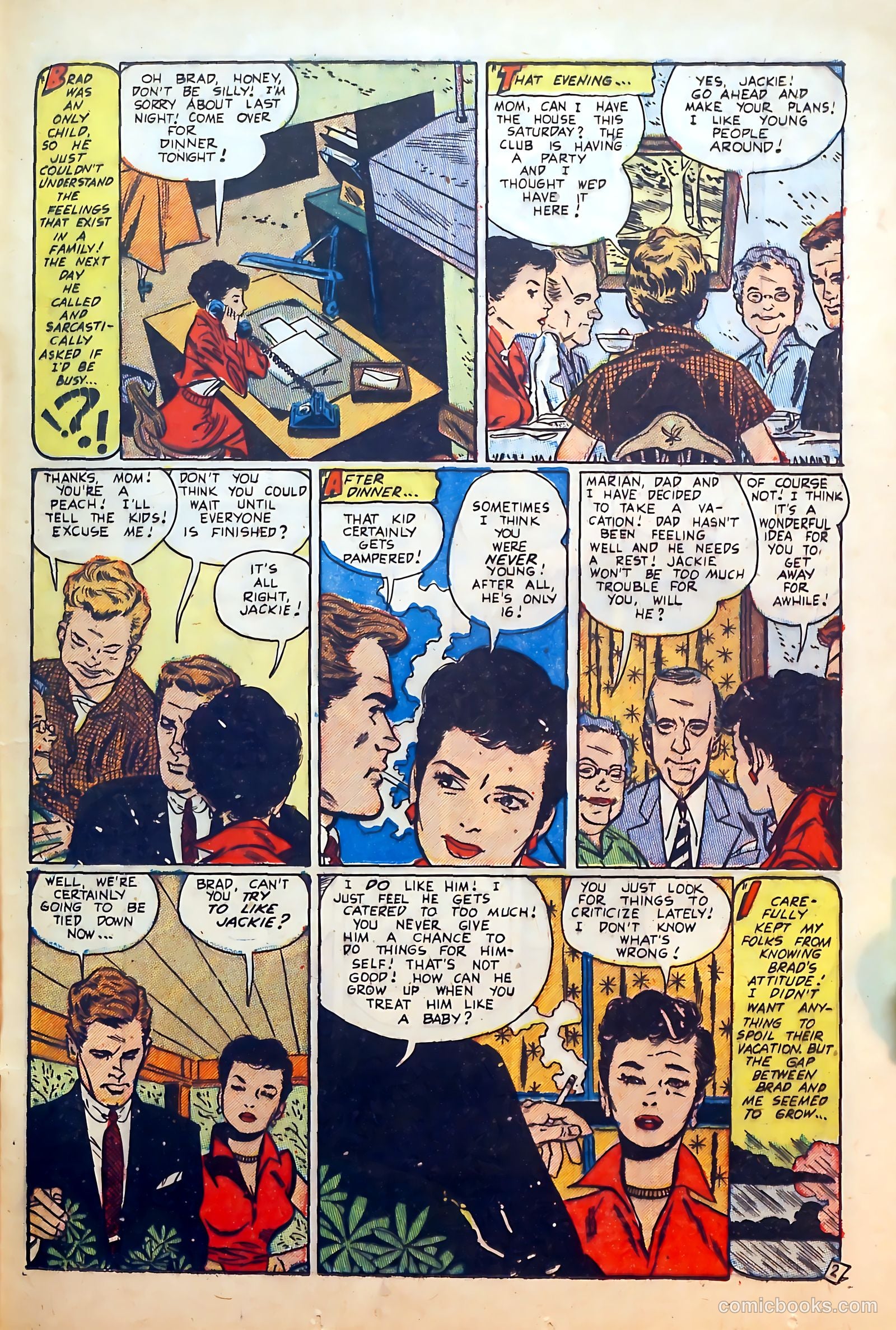 Thrilling Romances #22 (1953) — page 25 of 36