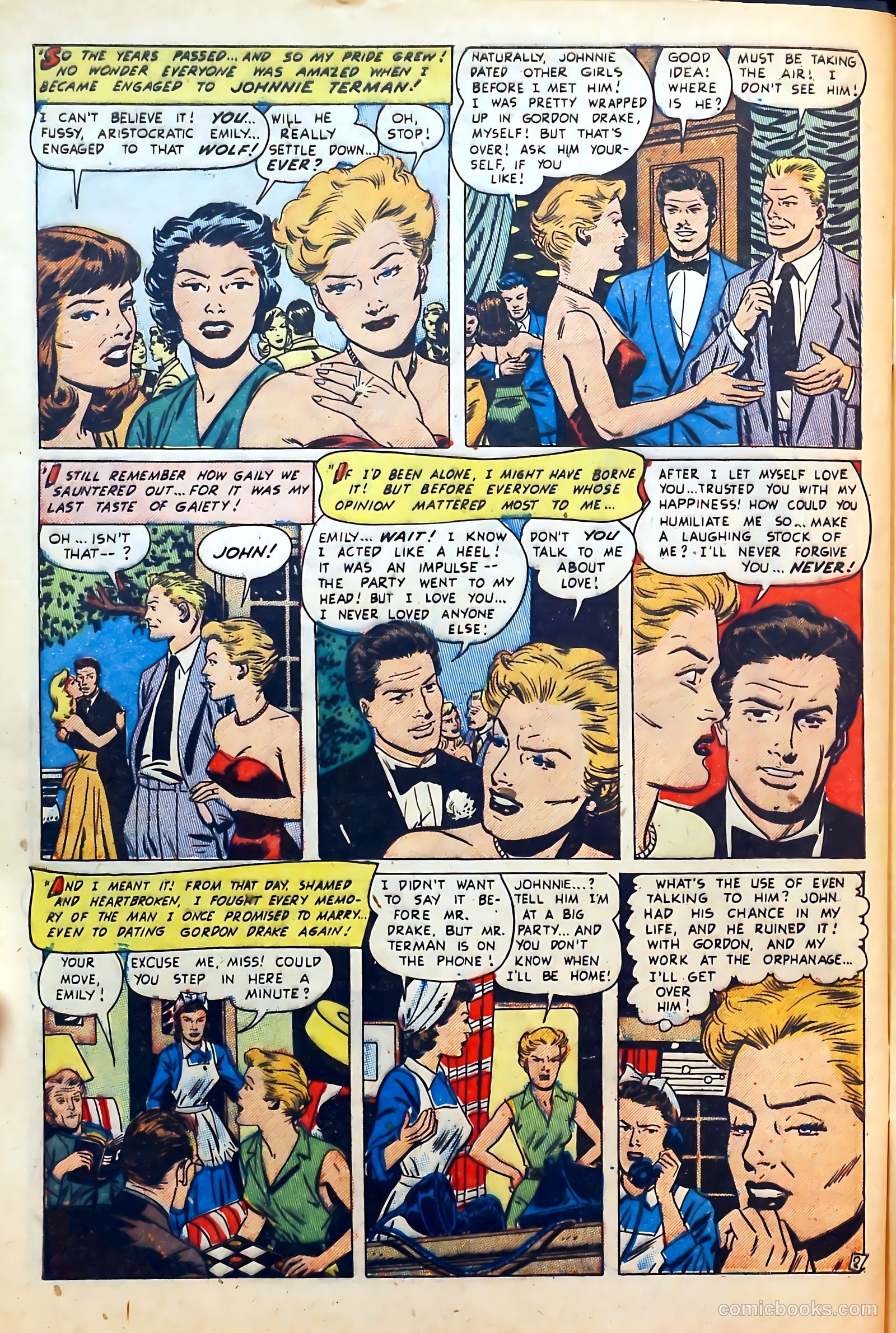 Thrilling Romances #22 (1953) — page 28 of 36