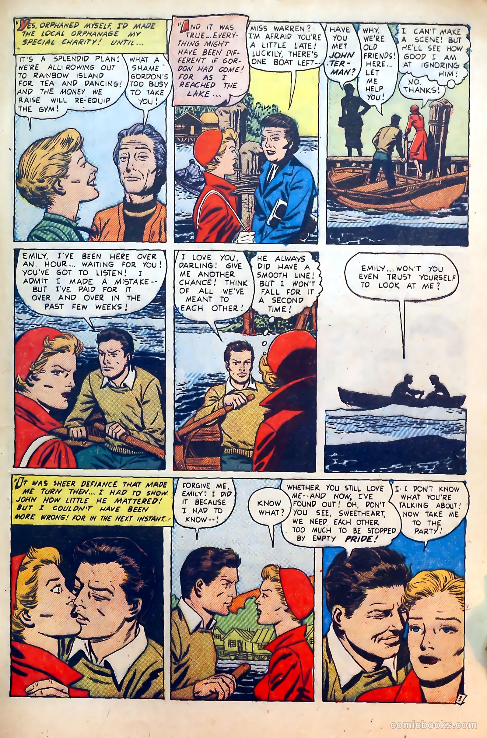Thrilling Romances #22 (1953) — page 29 of 36