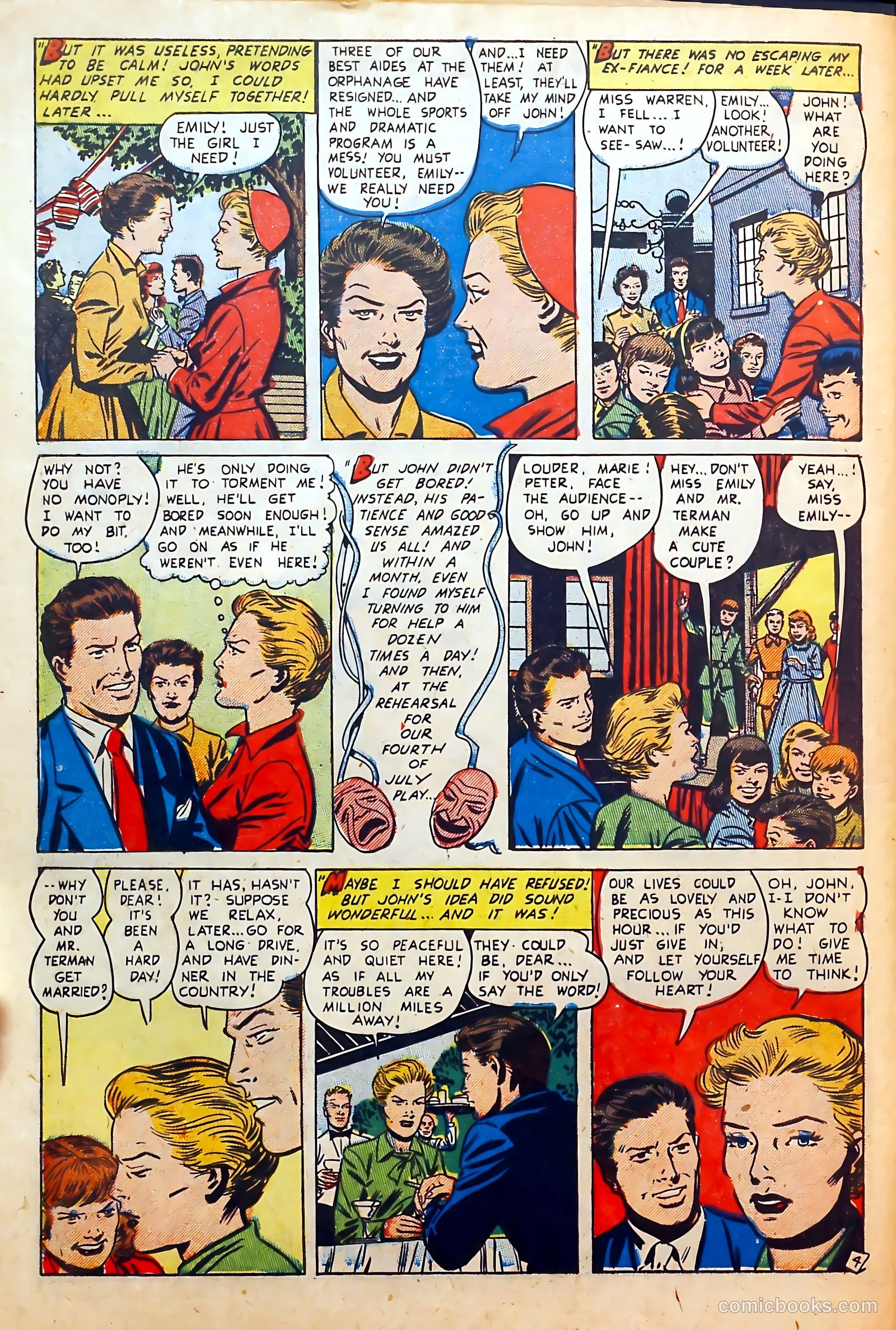 Thrilling Romances #22 (1953) — page 30 of 36