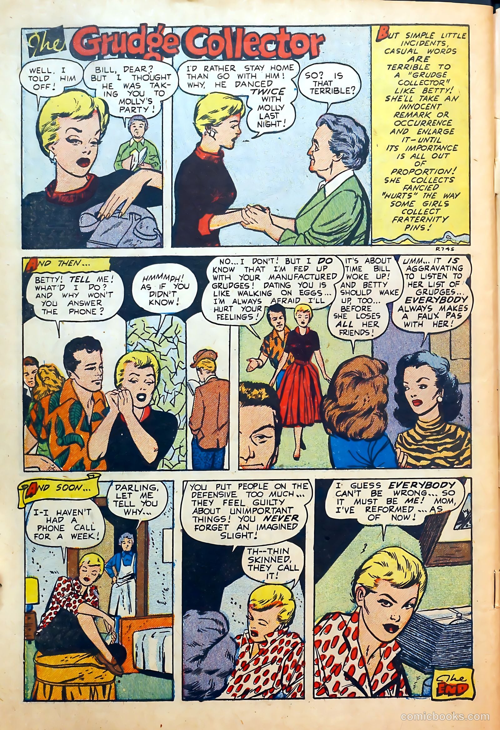 Thrilling Romances #22 (1953) — page 34 of 36