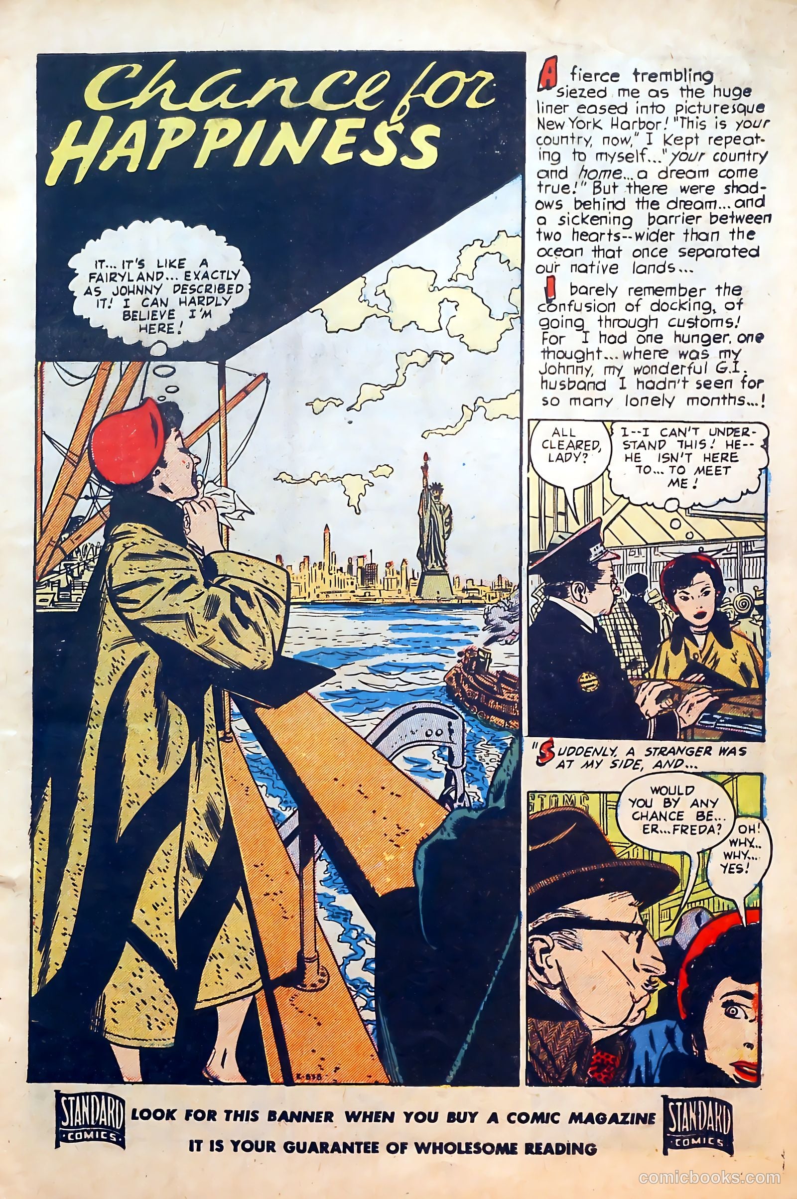 Thrilling Romances #23 (1953) — page 3 of 37