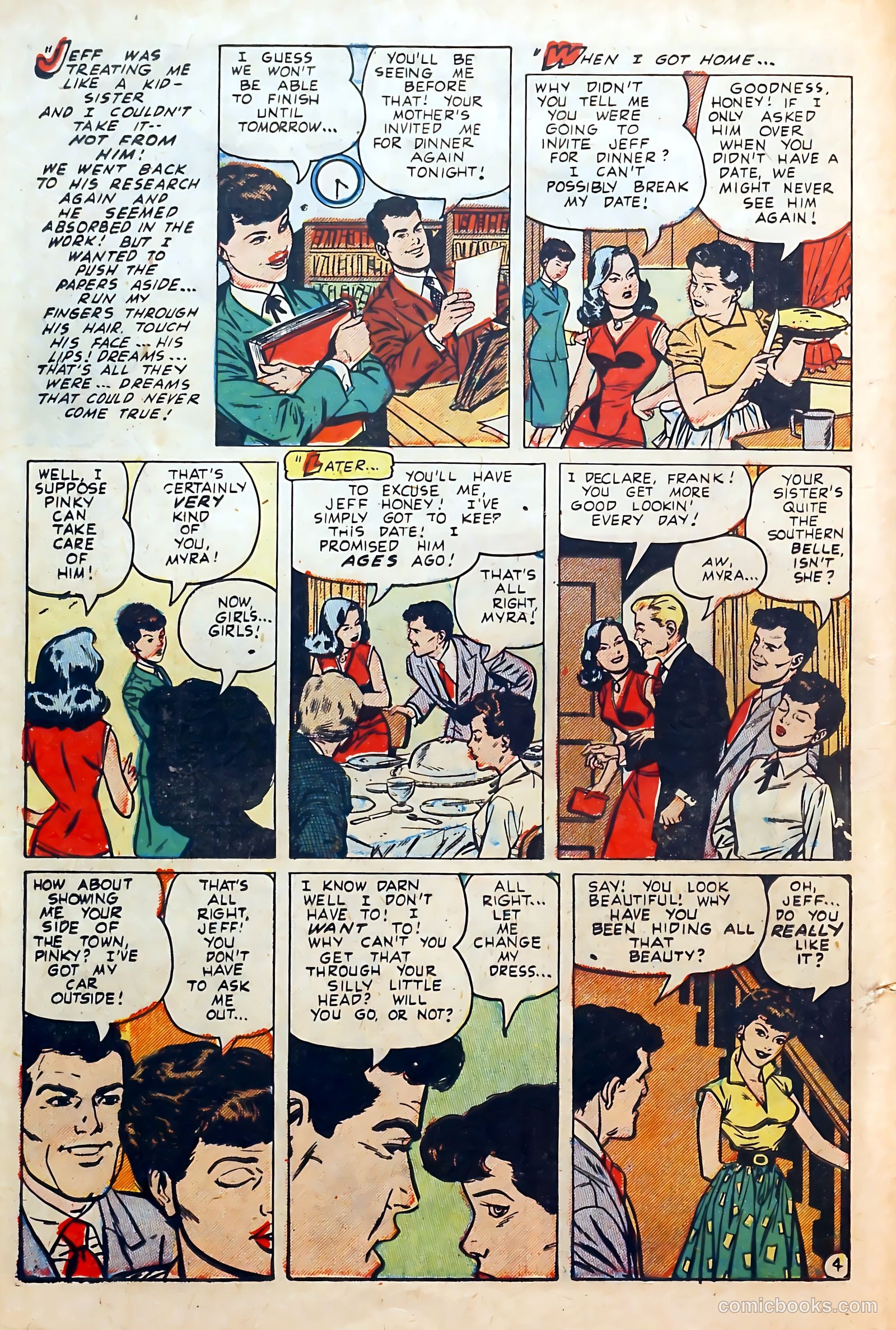 Thrilling Romances #23 (1953) — page 18 of 37