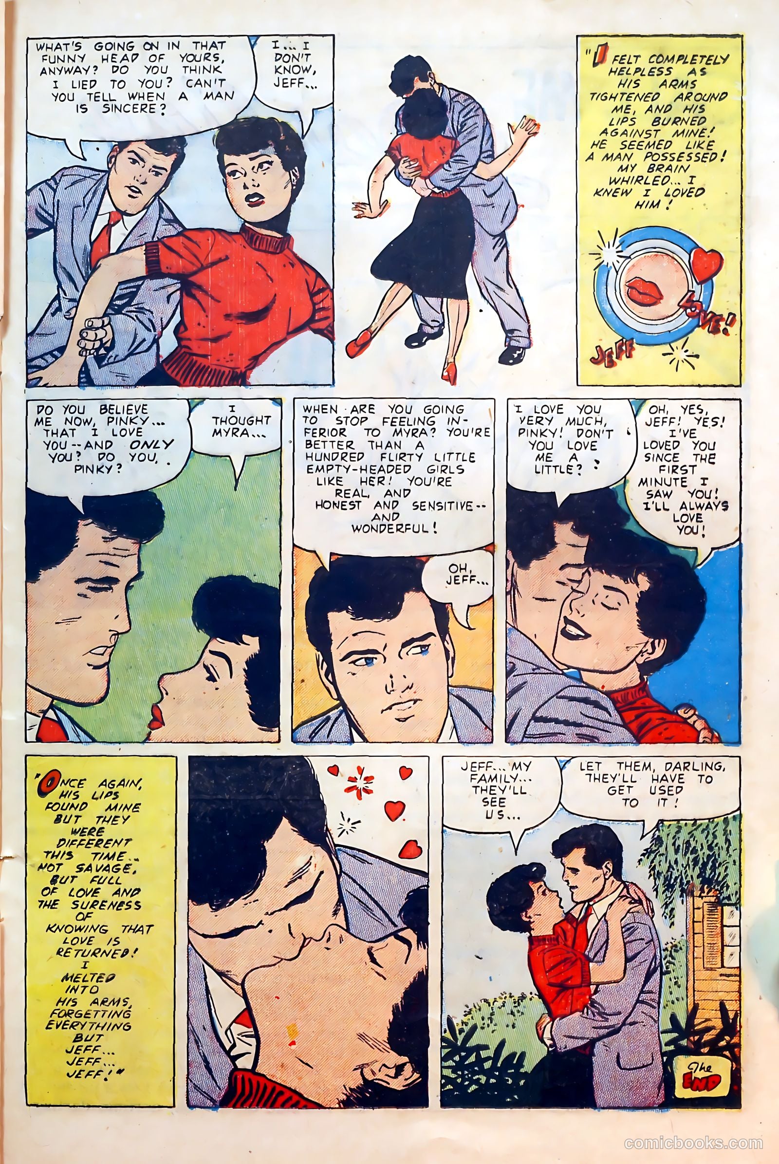 Thrilling Romances #23 (1953) — page 21 of 37