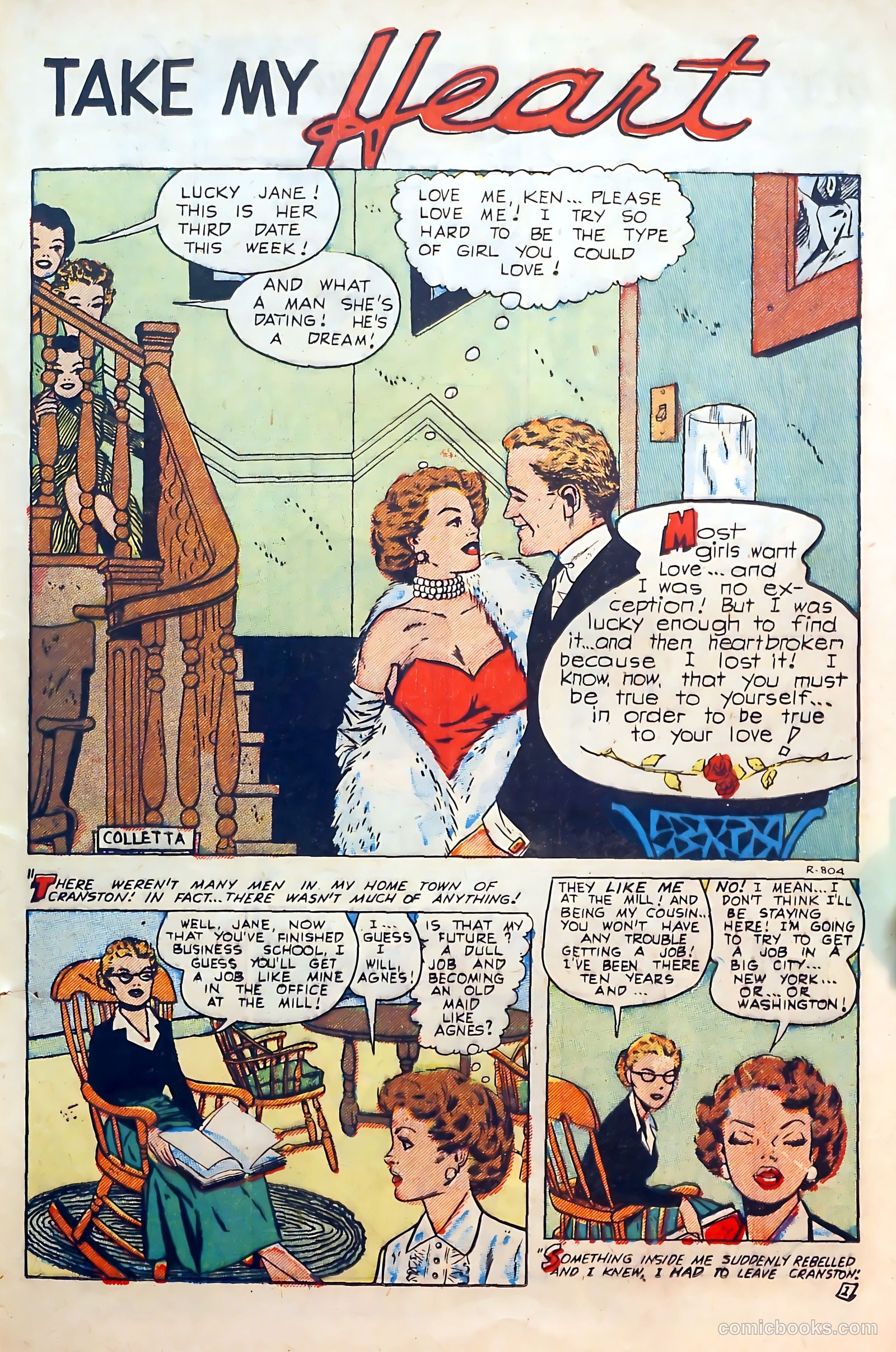 Thrilling Romances #23 (1953) — page 25 of 37