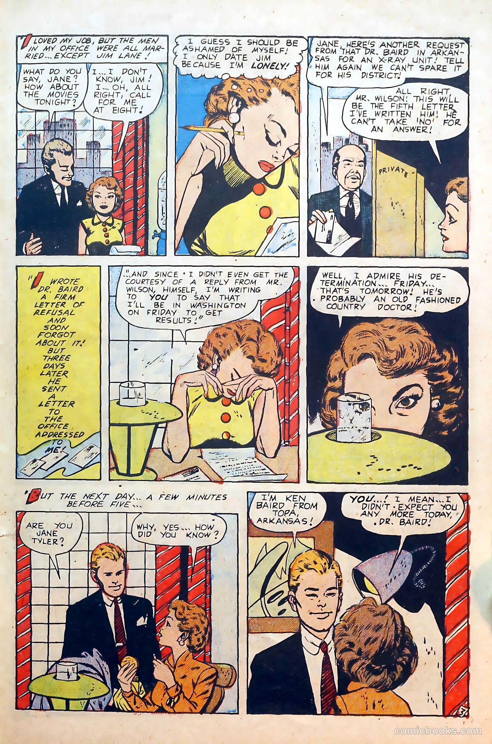 Thrilling Romances #23 (1953) — page 27 of 37