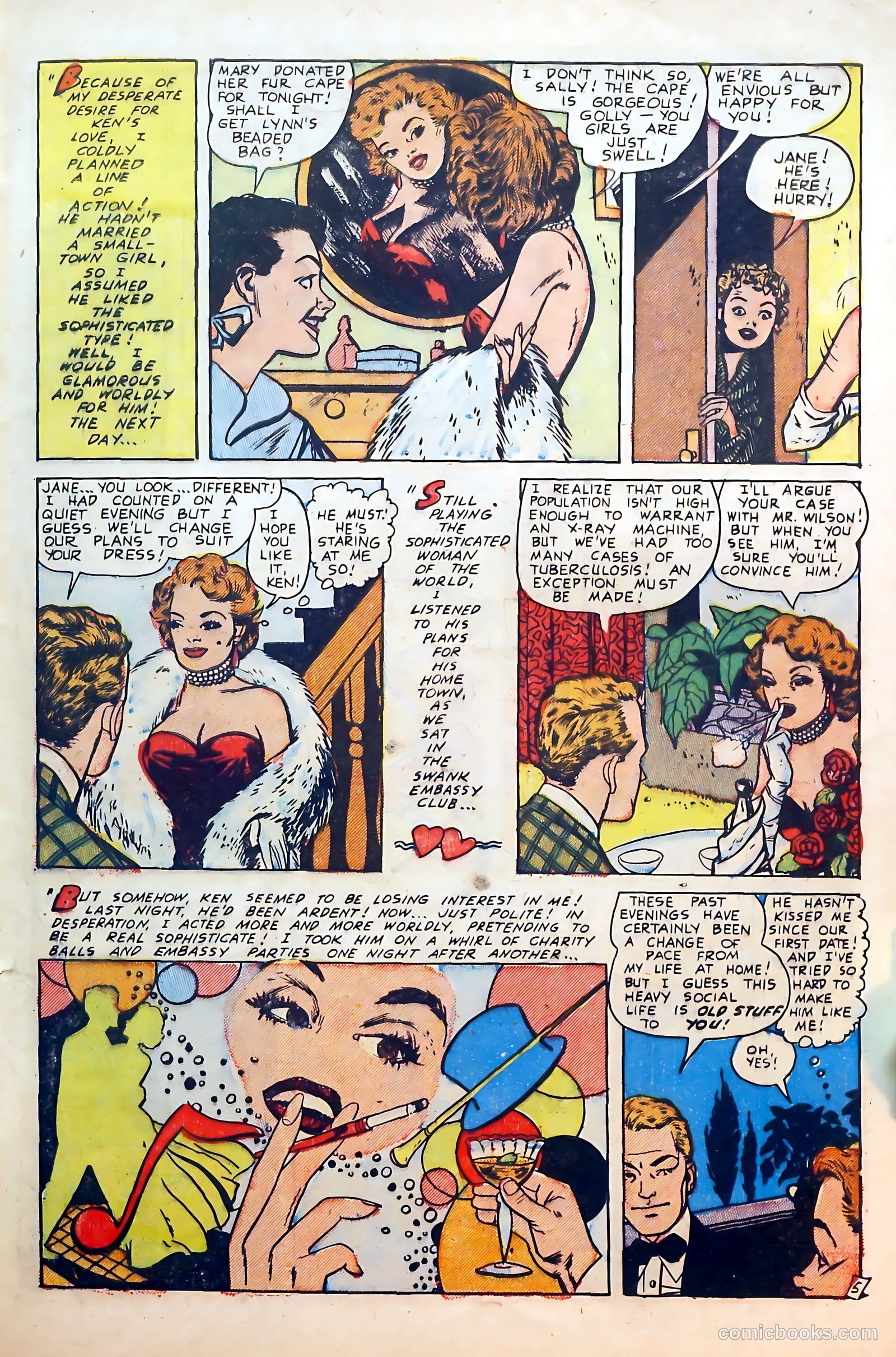 Thrilling Romances #23 (1953) — page 29 of 37