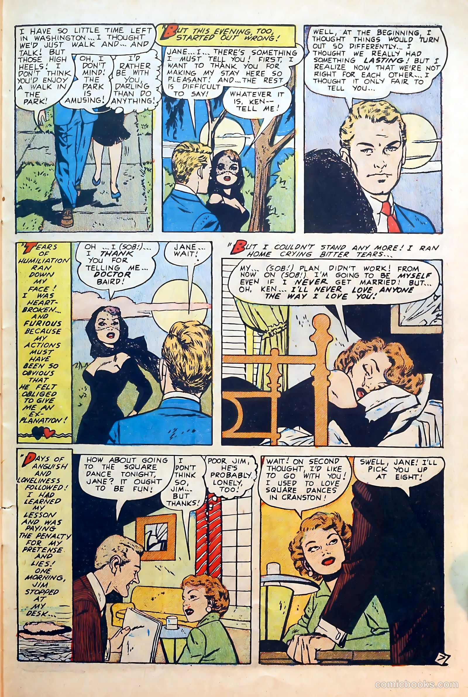 Thrilling Romances #23 (1953) — page 31 of 37