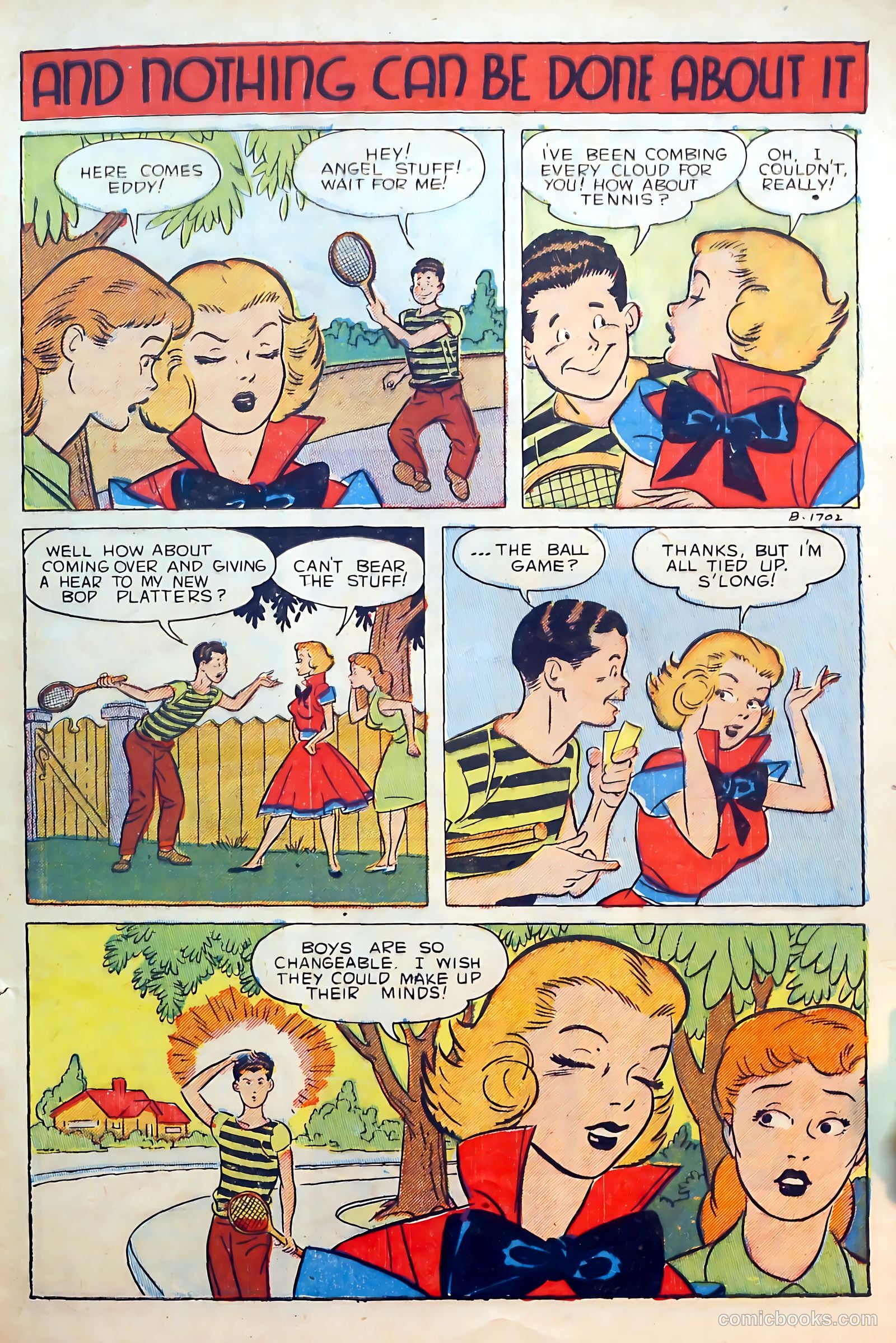Thrilling Romances #23 (1953) — page 33 of 37