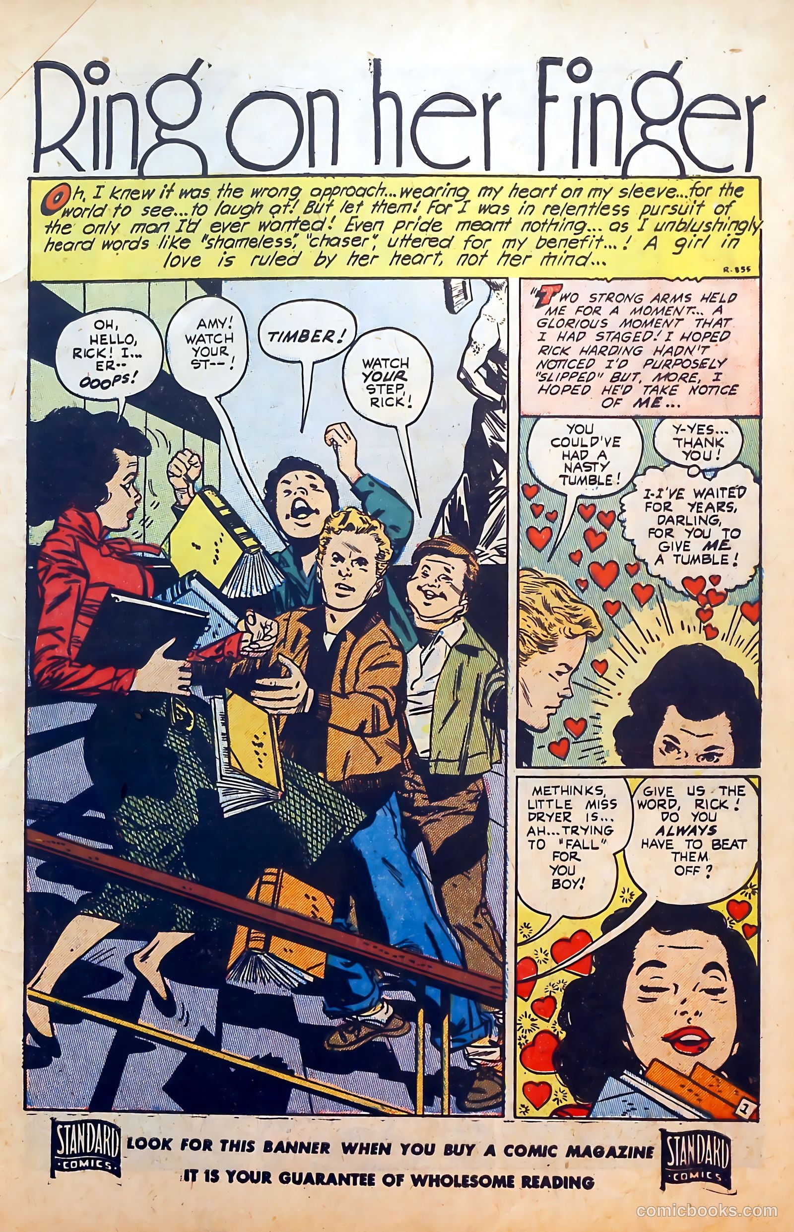 Thrilling Romances #24 (1954) — page 3 of 37