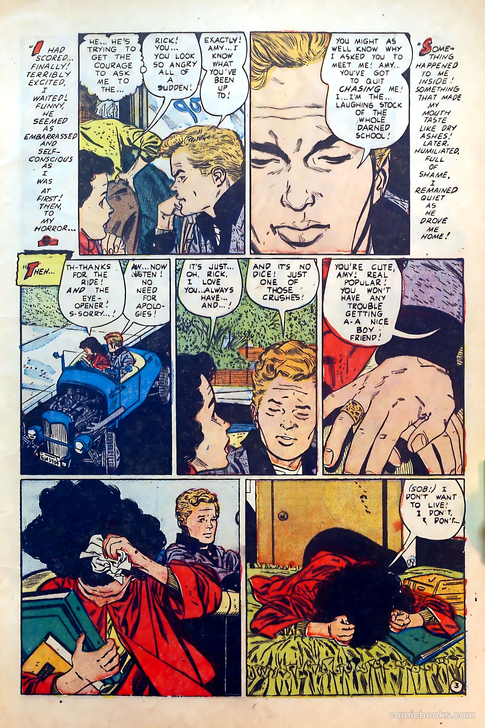 Thrilling Romances #24 (1954) — page 5 of 37